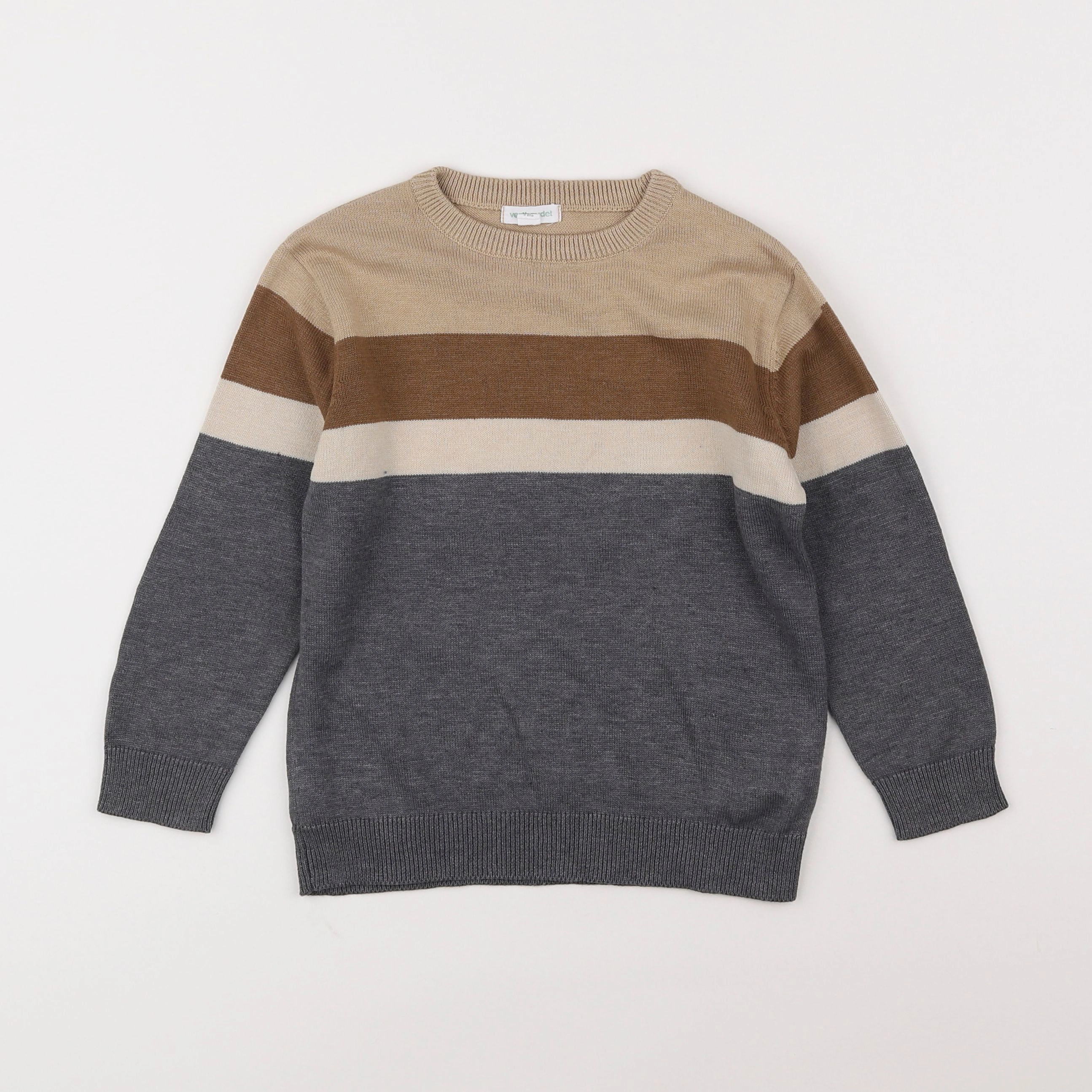 Vertbaudet - pull marron - 5 ans