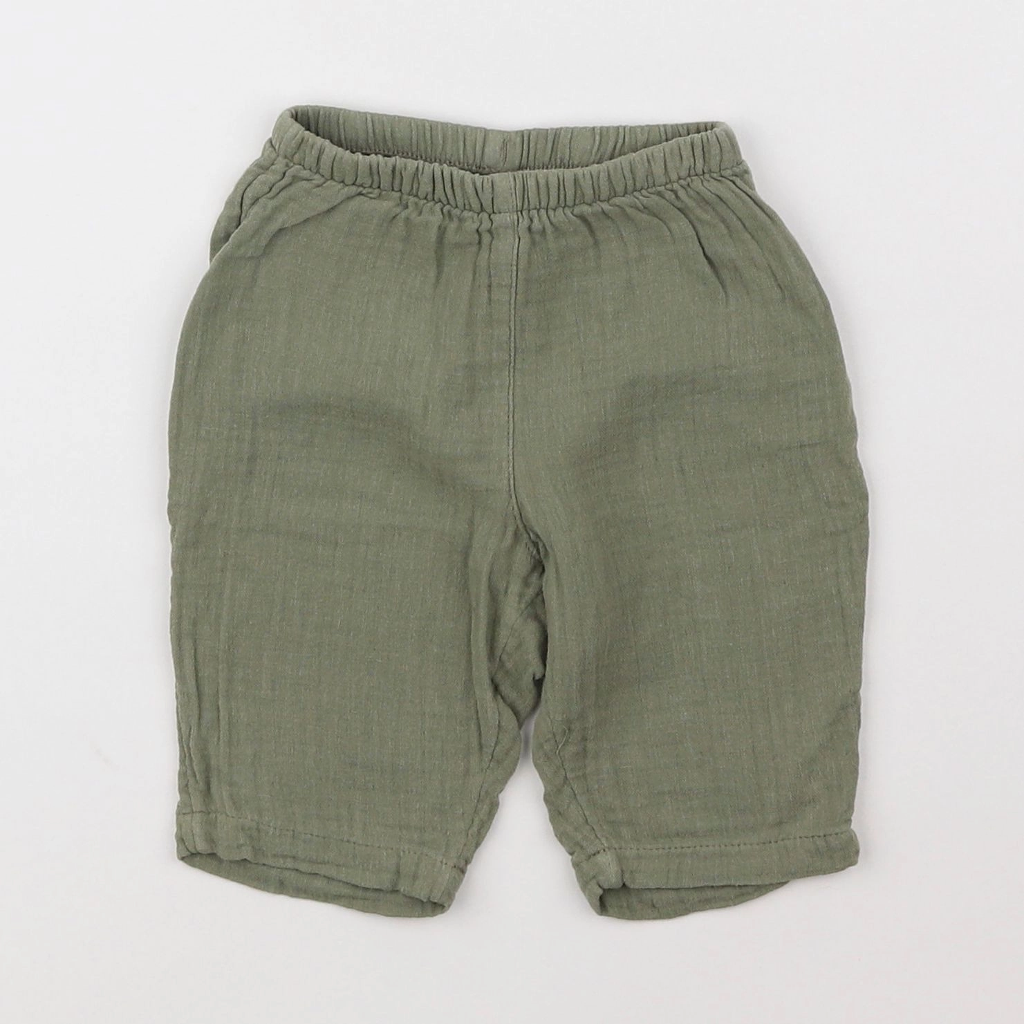 Petit Bateau - pantalon vert - 3 mois