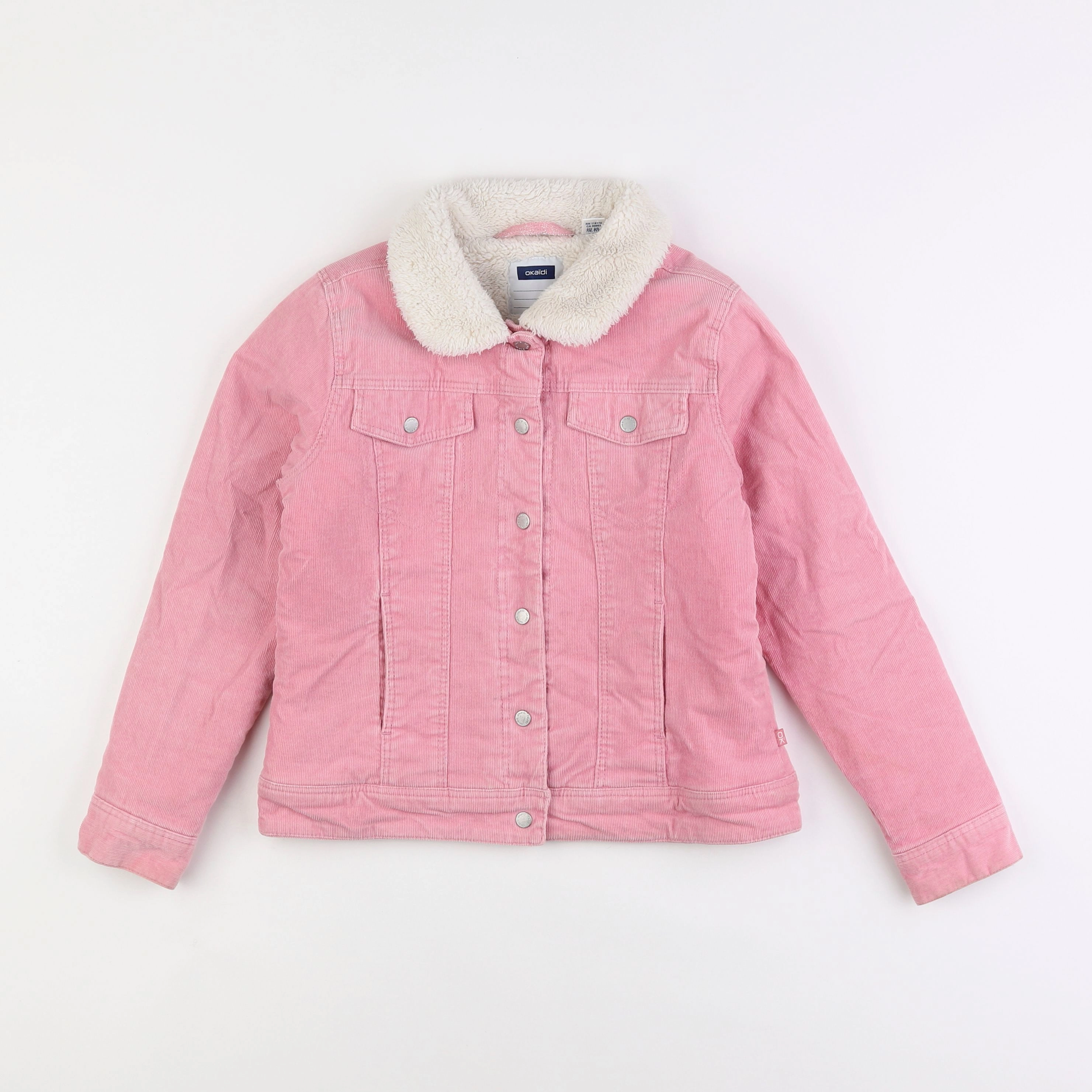 Okaidi - veste rose - 8 ans