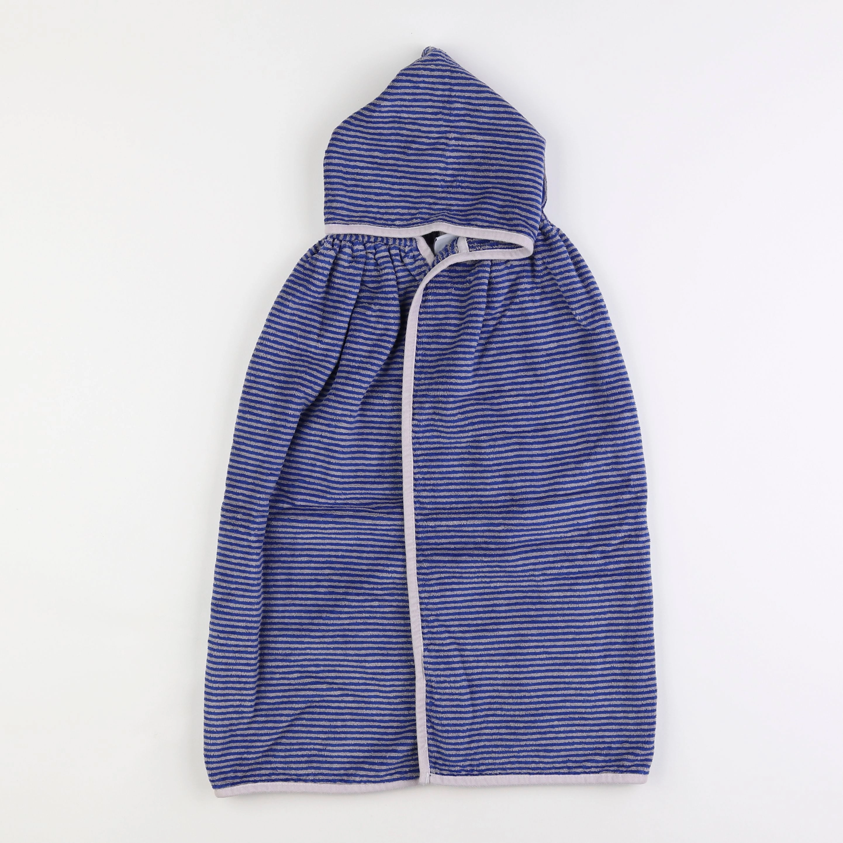 Petit Bateau - cape de bain bleu - 0/6 mois