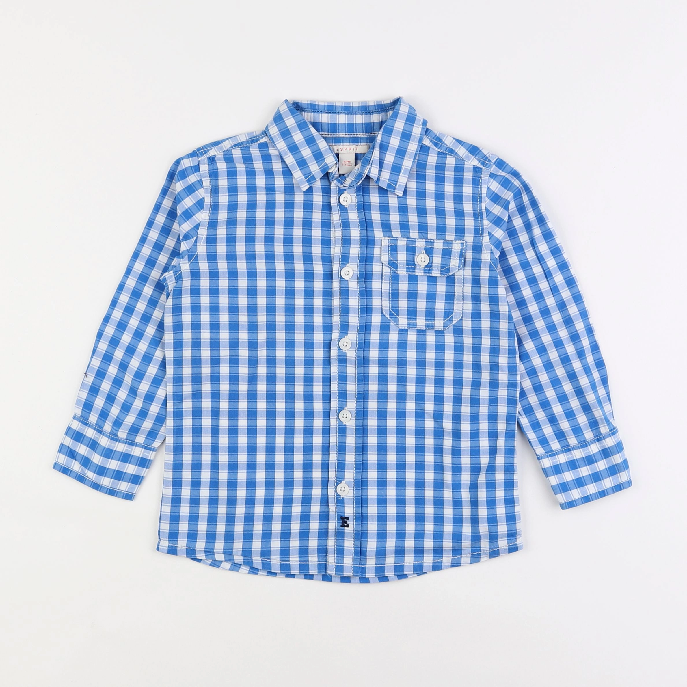 Esprit - chemise bleu - 2/3 ans