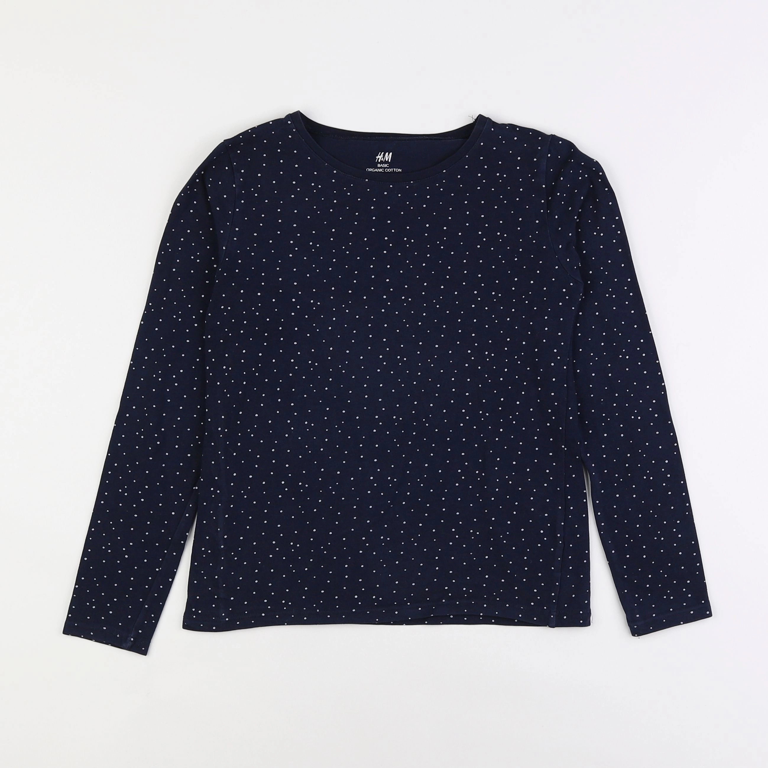 H&M - tee-shirt bleu - 8/10 ans