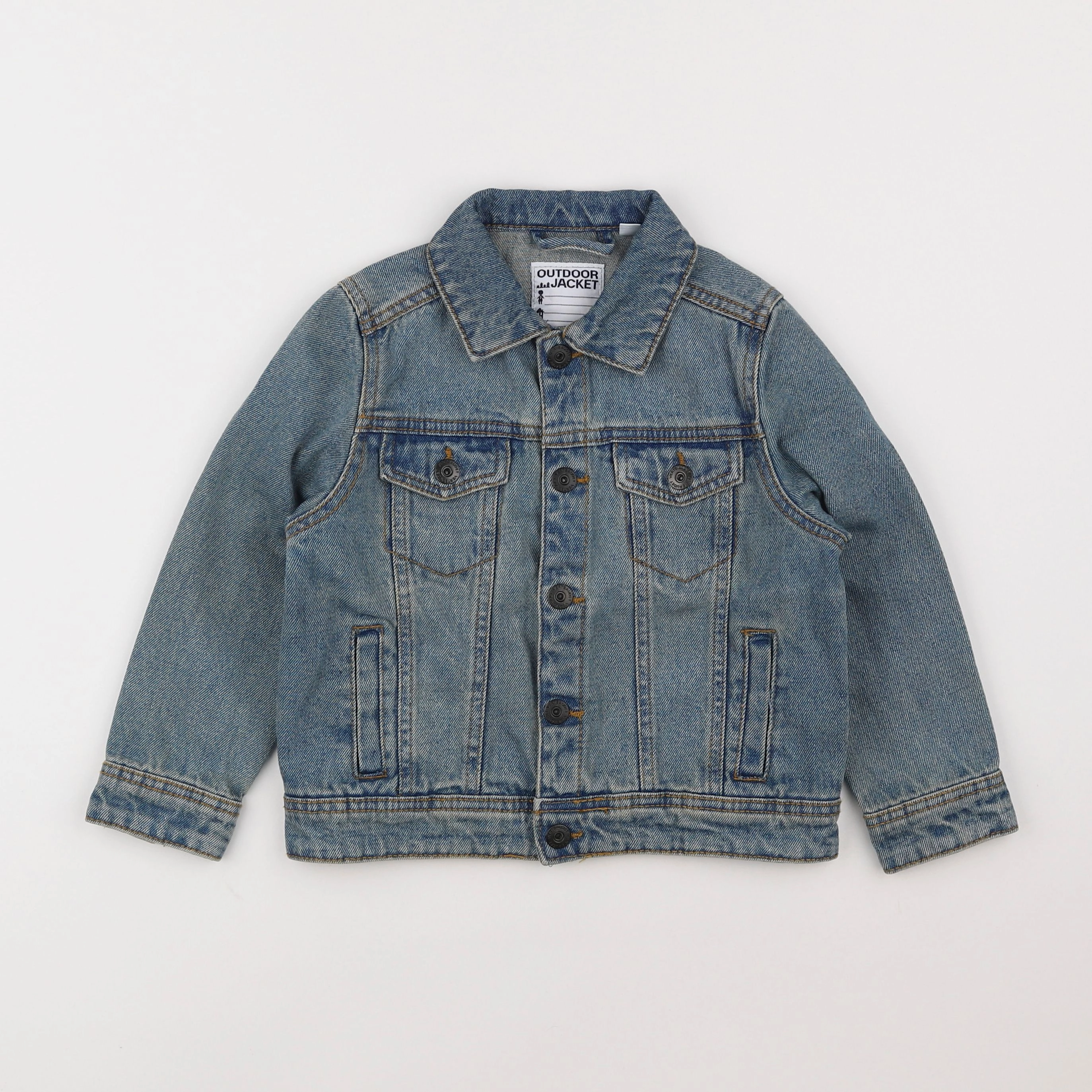 Vertbaudet - veste bleu - 4 ans