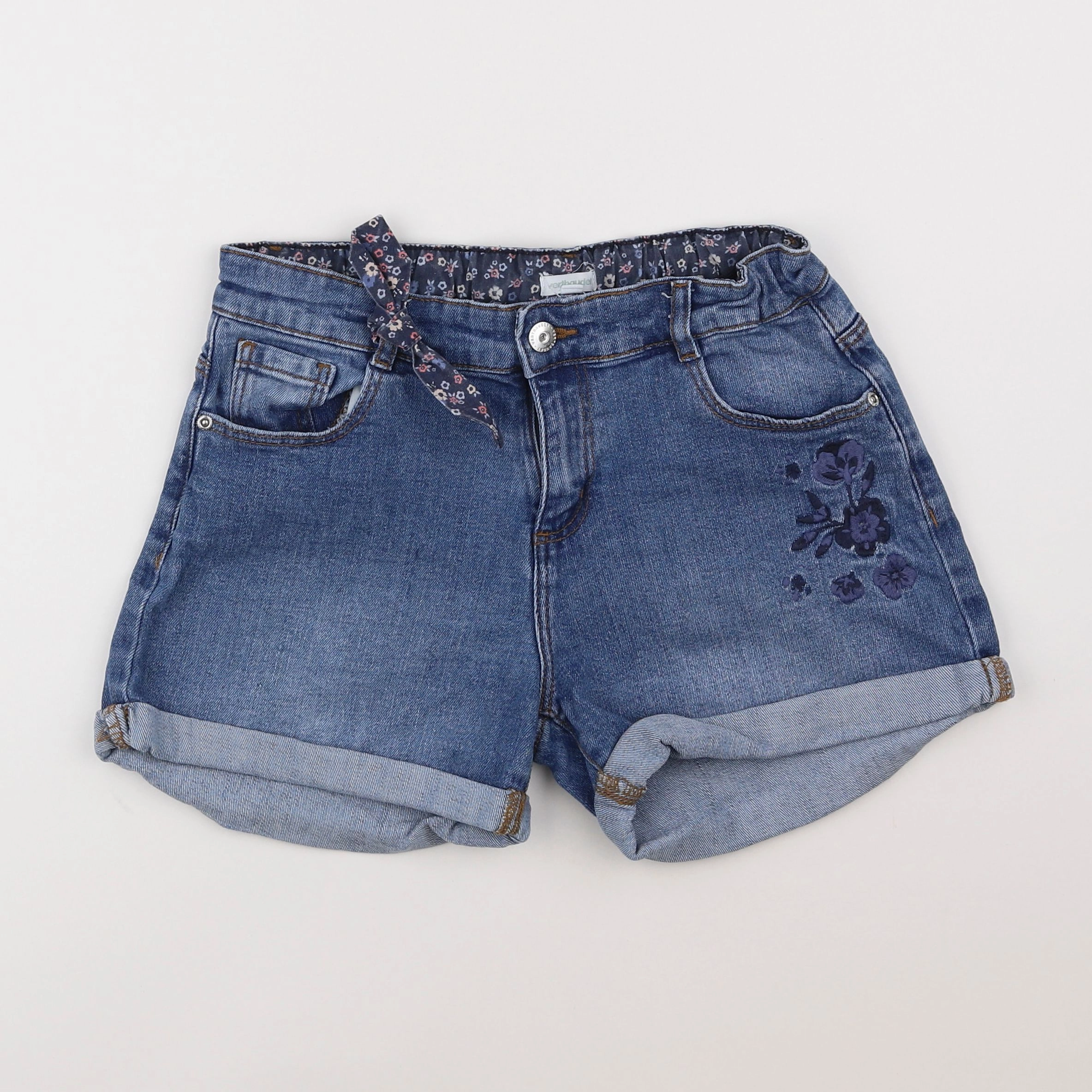 Vertbaudet - short bleu - 14 ans