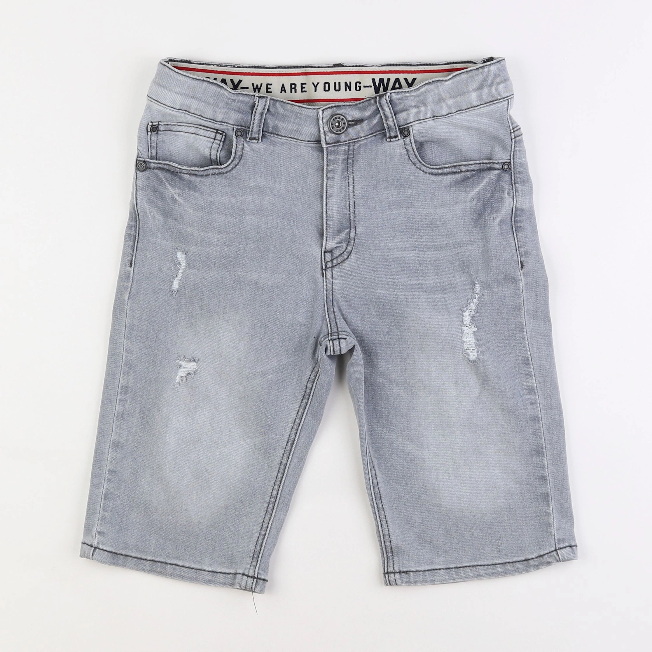 IKKS - short gris - 10/12 ans