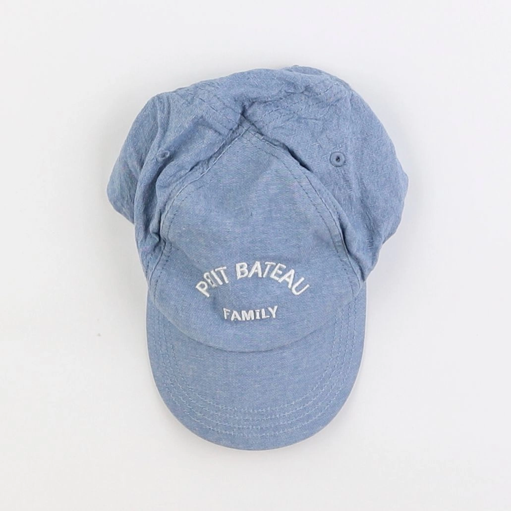 Petit Bateau - casquette bleu - 12/18 mois