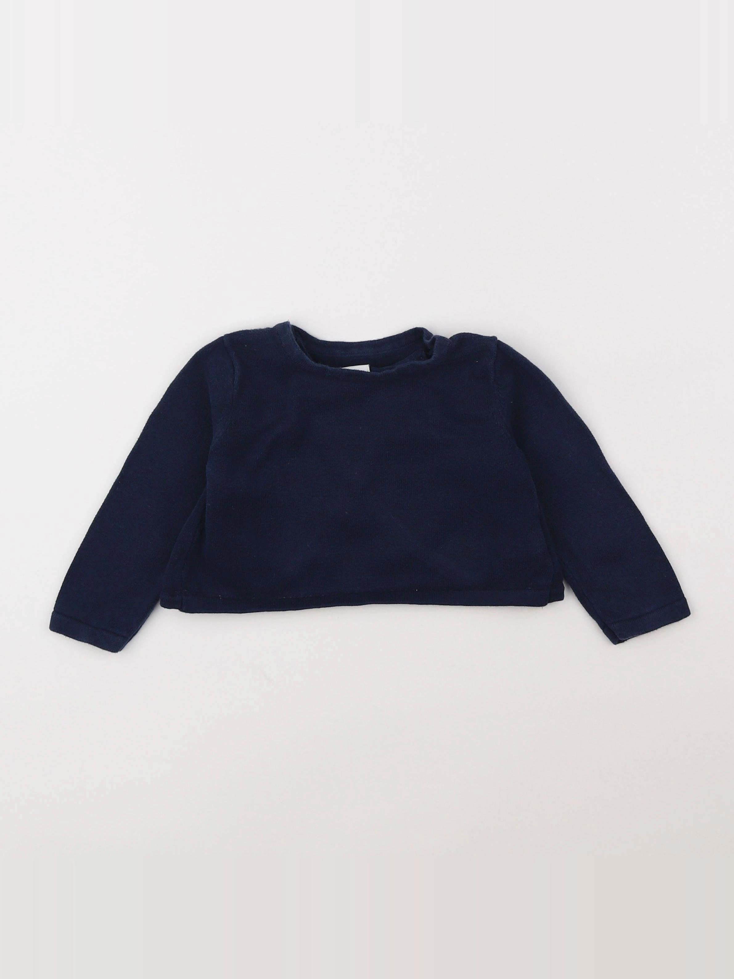 Tape à l'oeil - gilet bleu - 12 mois