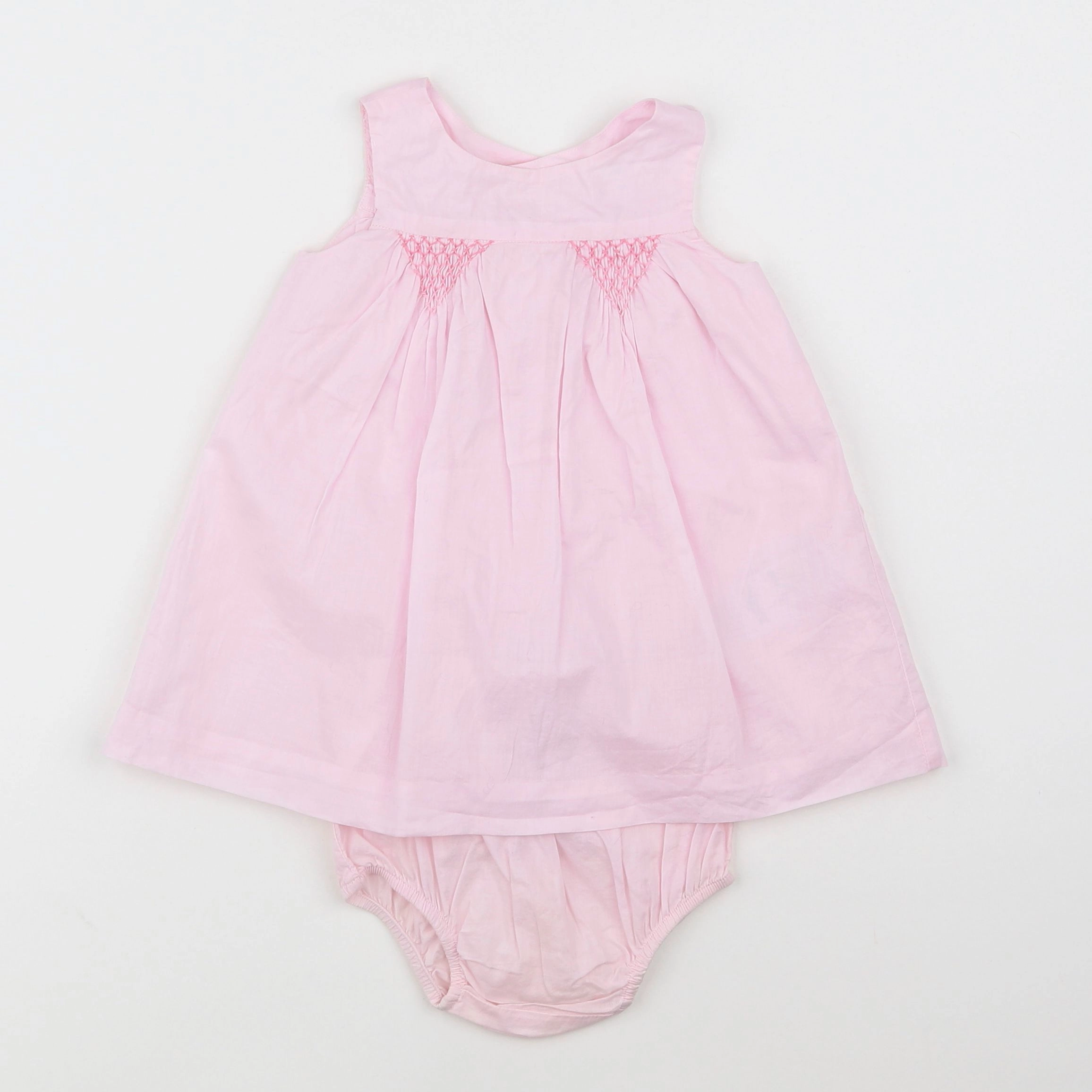 Jacadi - robe rose - 12 mois