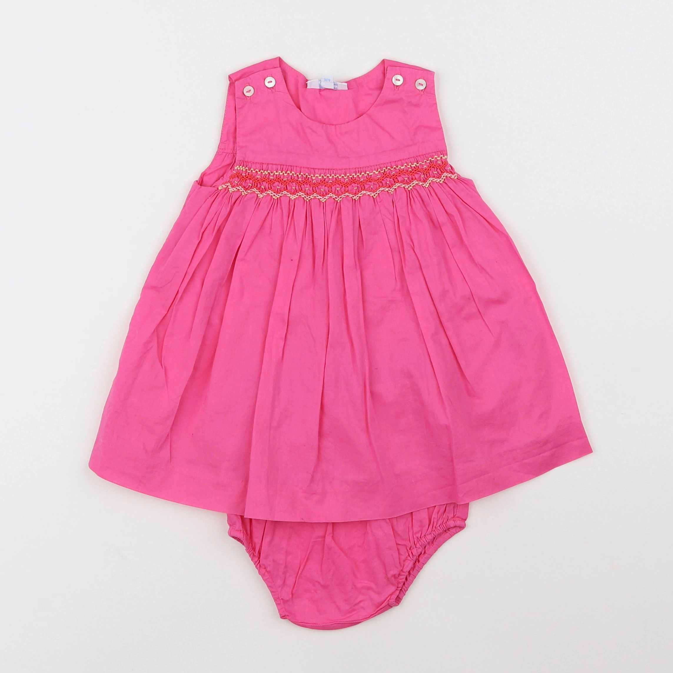 Jacadi - robe rose - 6 mois