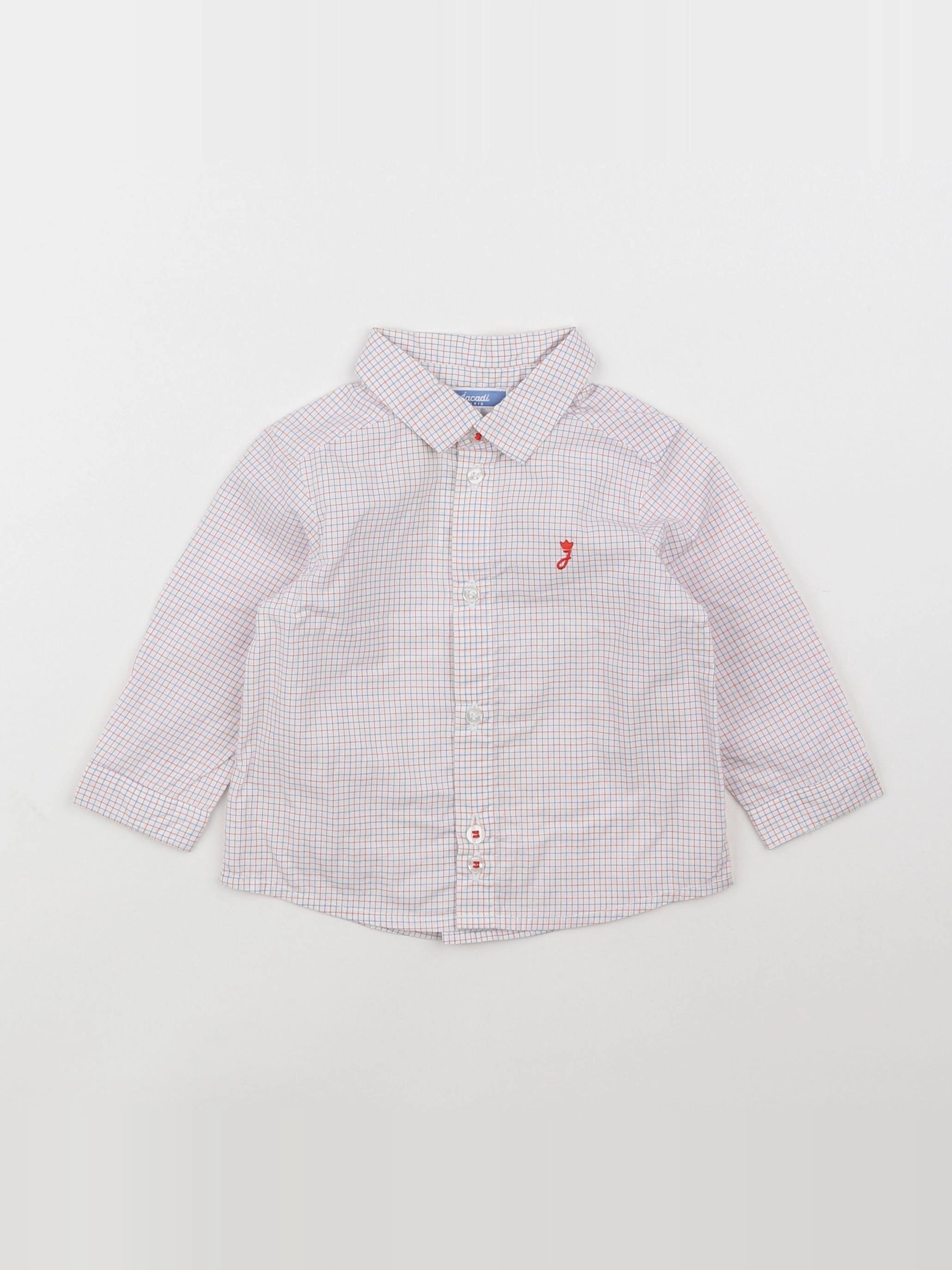 Jacadi - chemise blanc - 6 mois