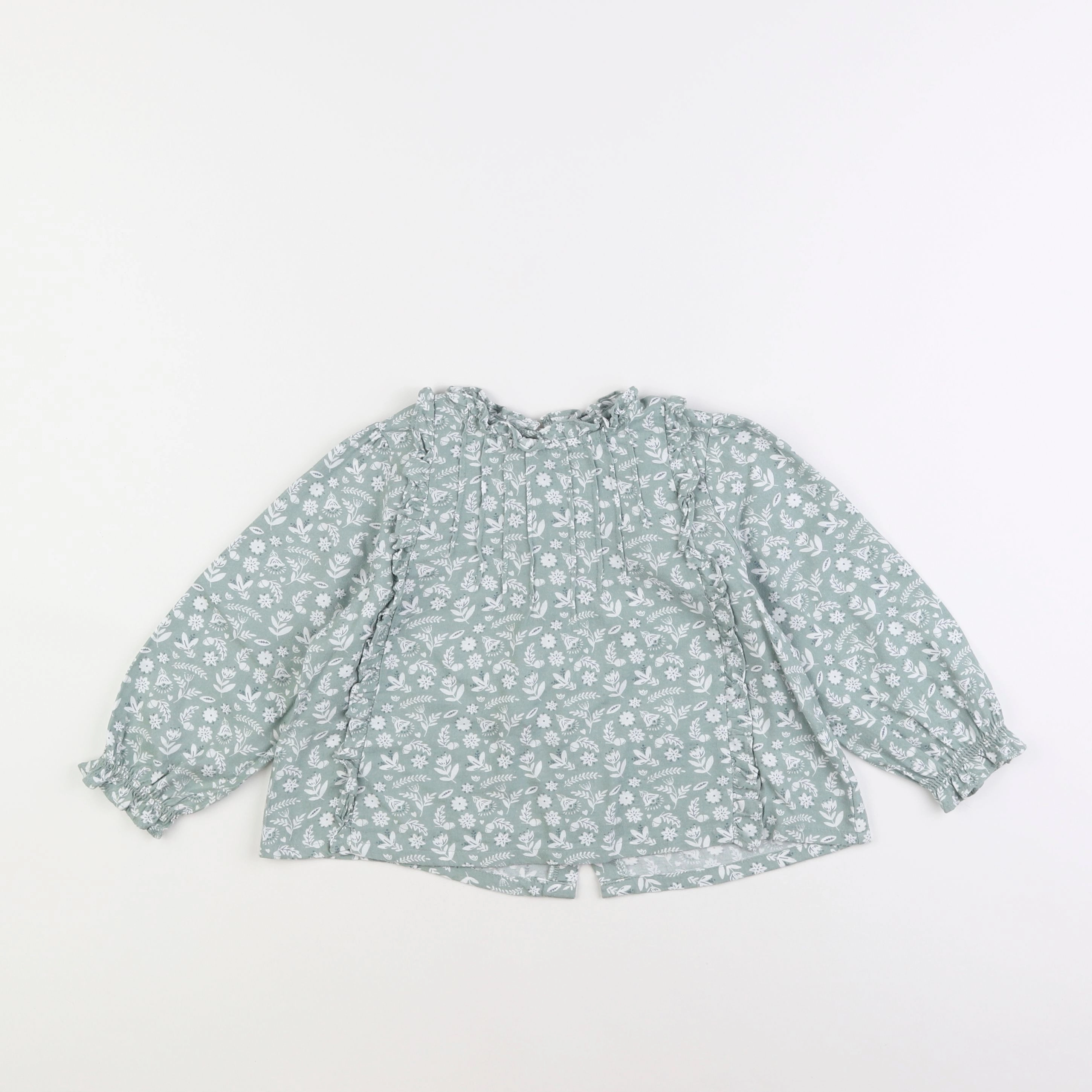 Vertbaudet - blouse vert - 3 ans