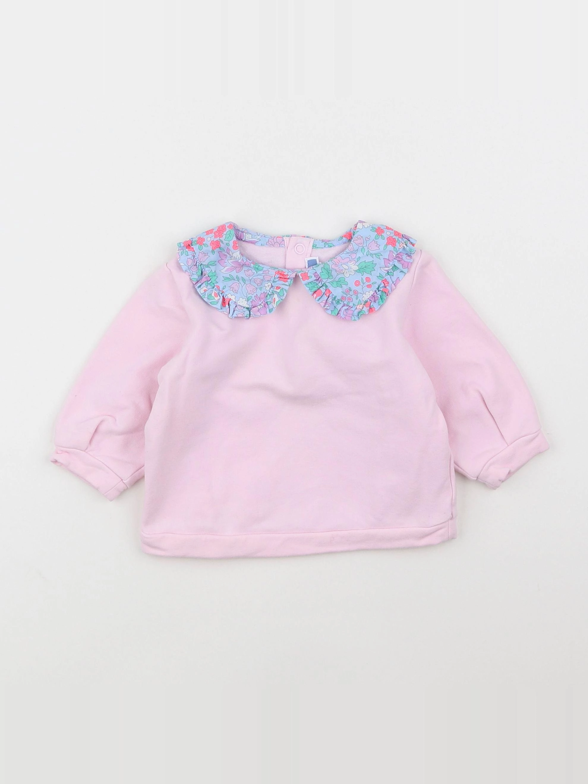 Jacadi - sweat liberty rose - 6 mois