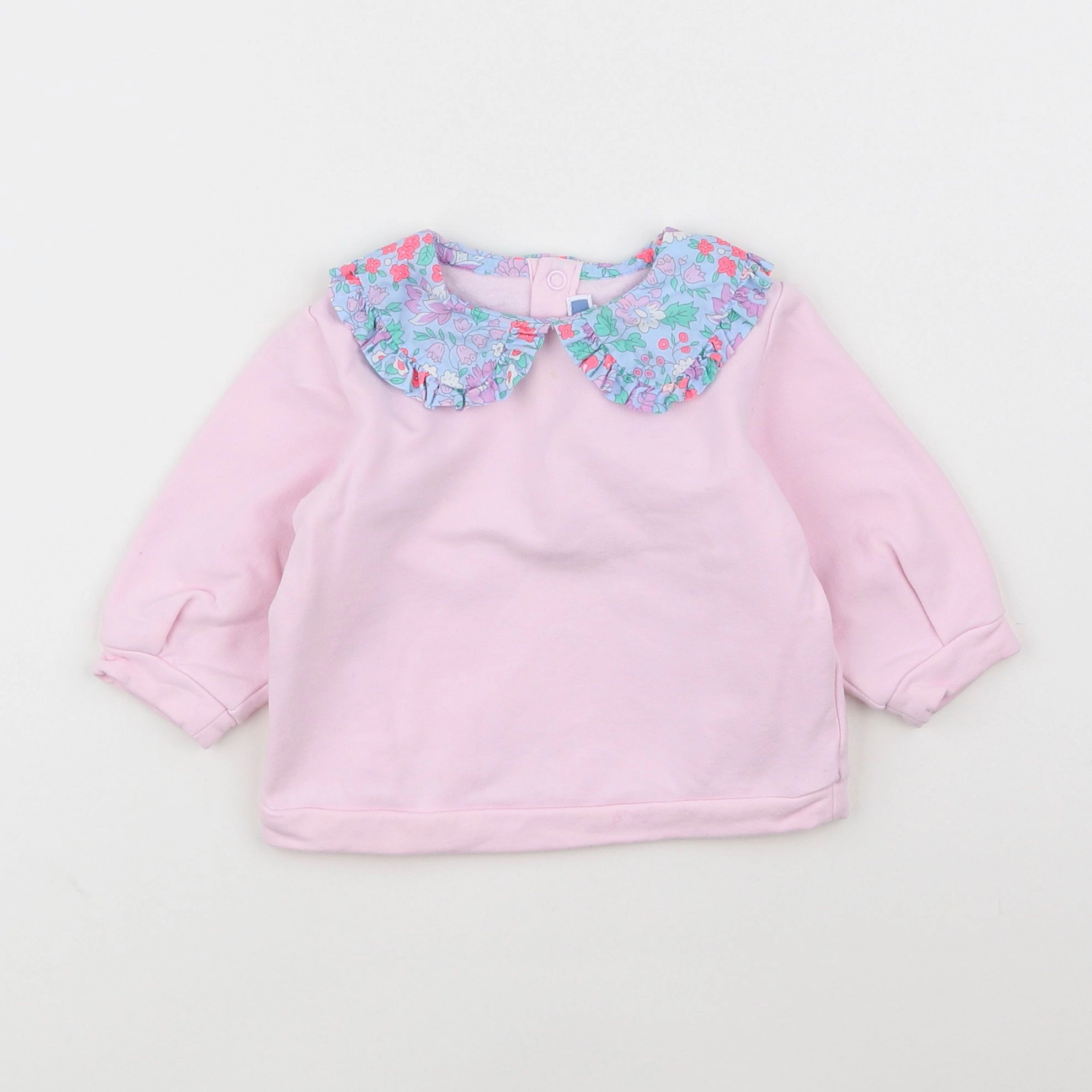 Jacadi - sweat liberty rose - 6 mois