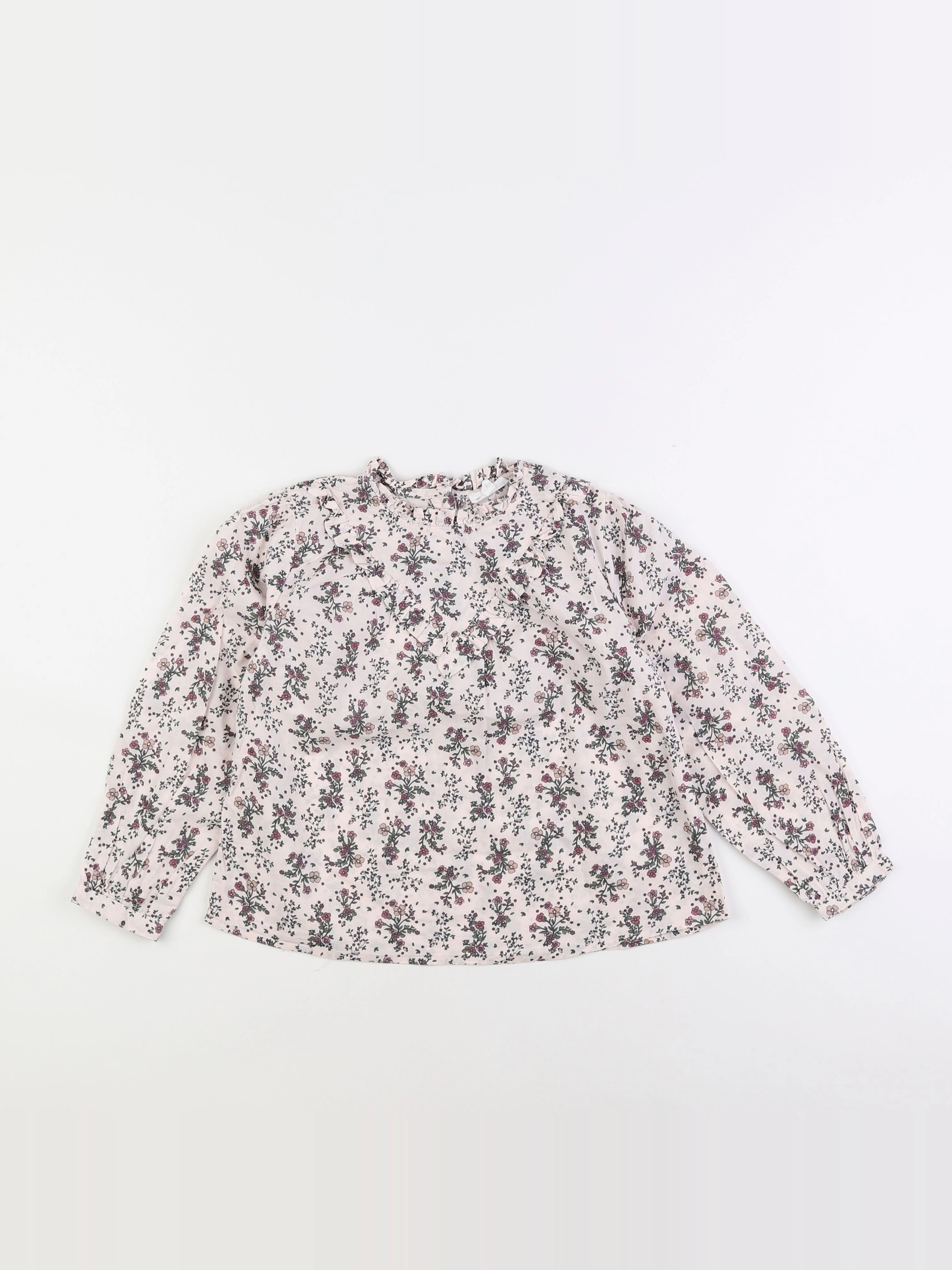 Vertbaudet - blouse rose - 7 ans