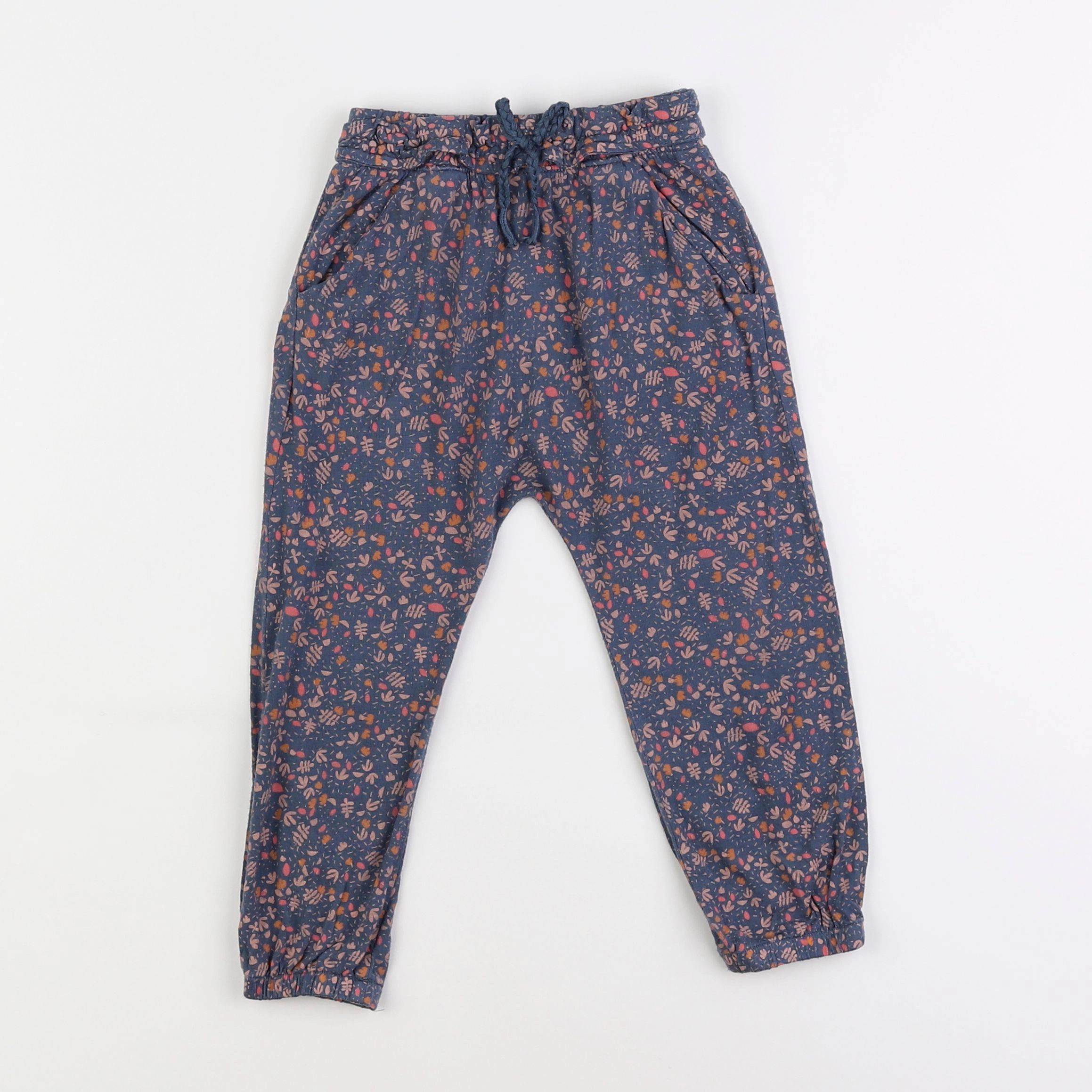 Vertbaudet - pantalon bleu - 3 ans