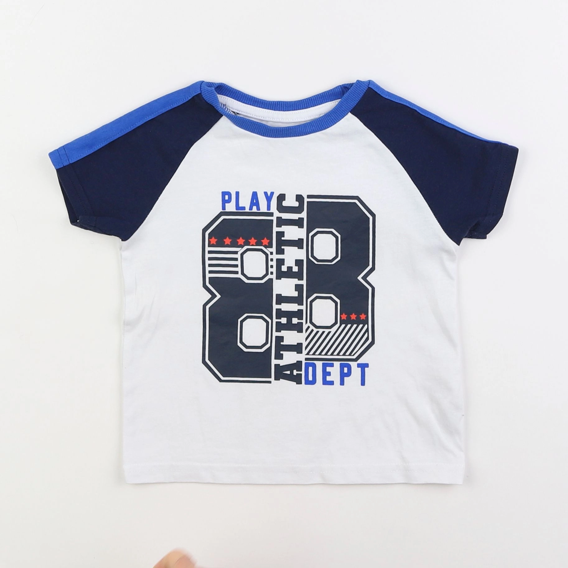 Vertbaudet - tee-shirt bleu - 3 ans