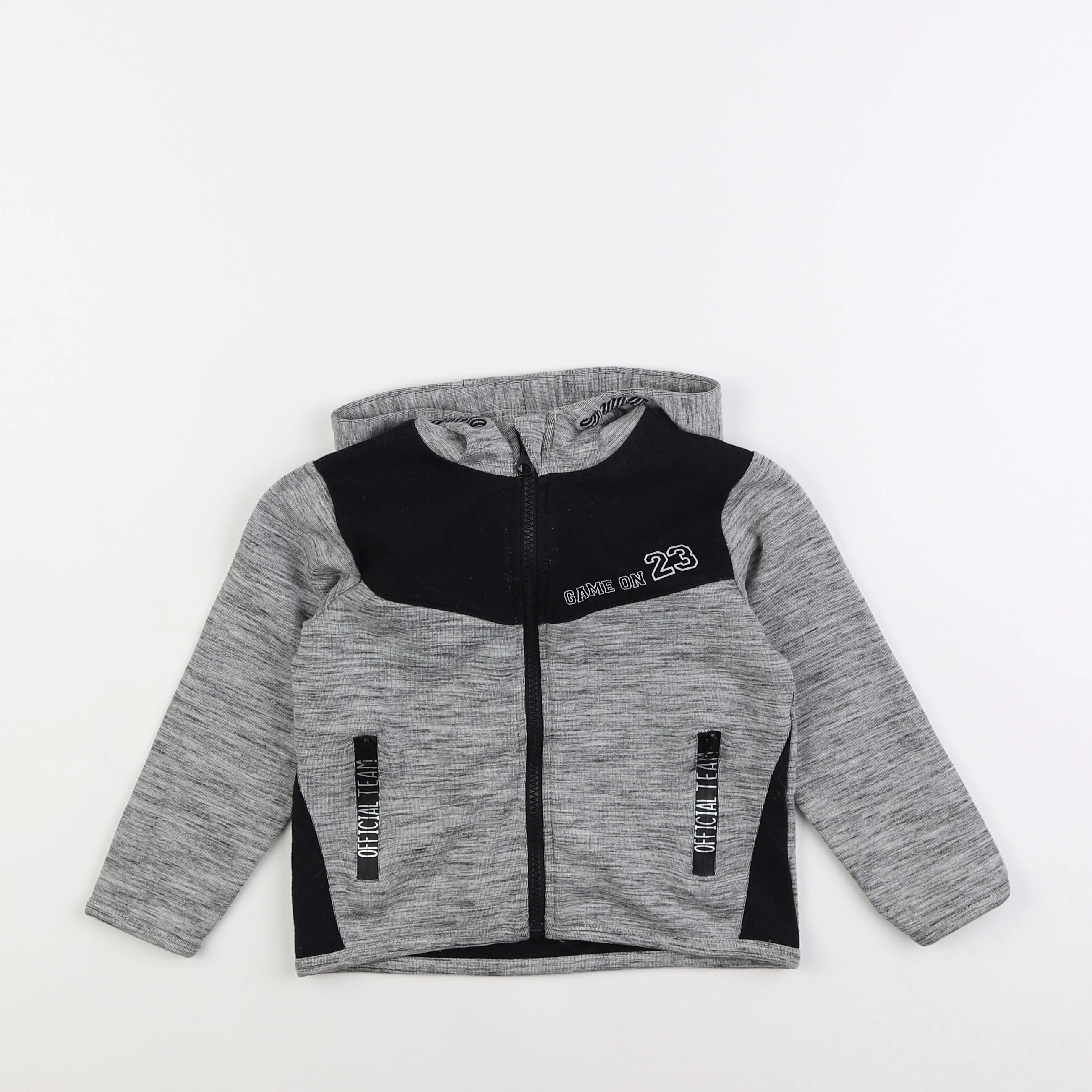 Vertbaudet - sweat gris - 4 ans