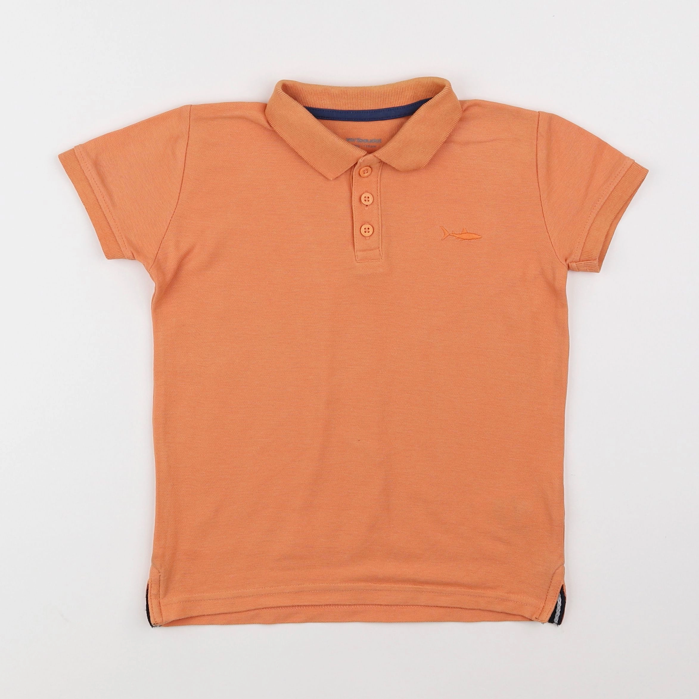 Vertbaudet - polo orange - 5 ans