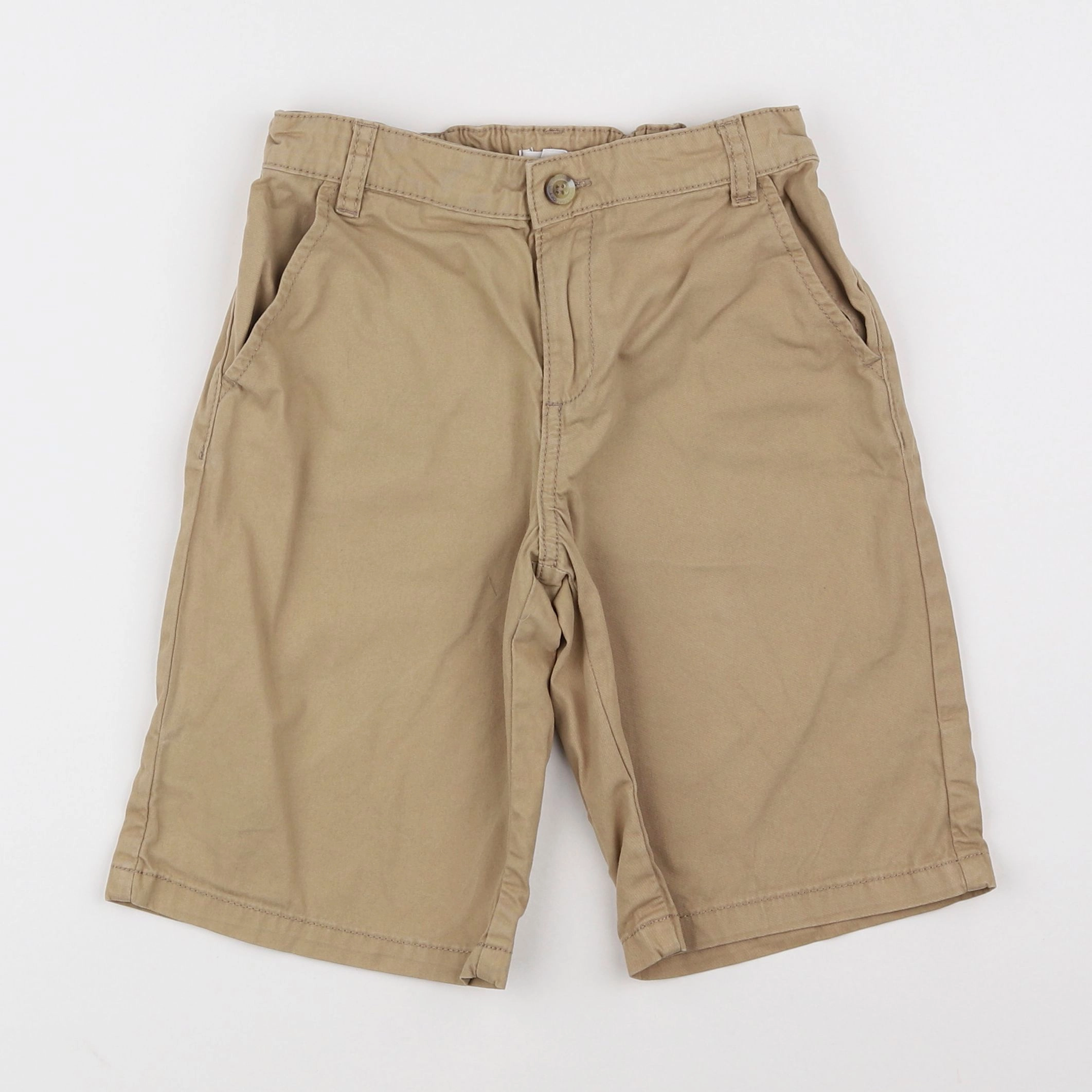 Vertbaudet - short beige - 8 ans