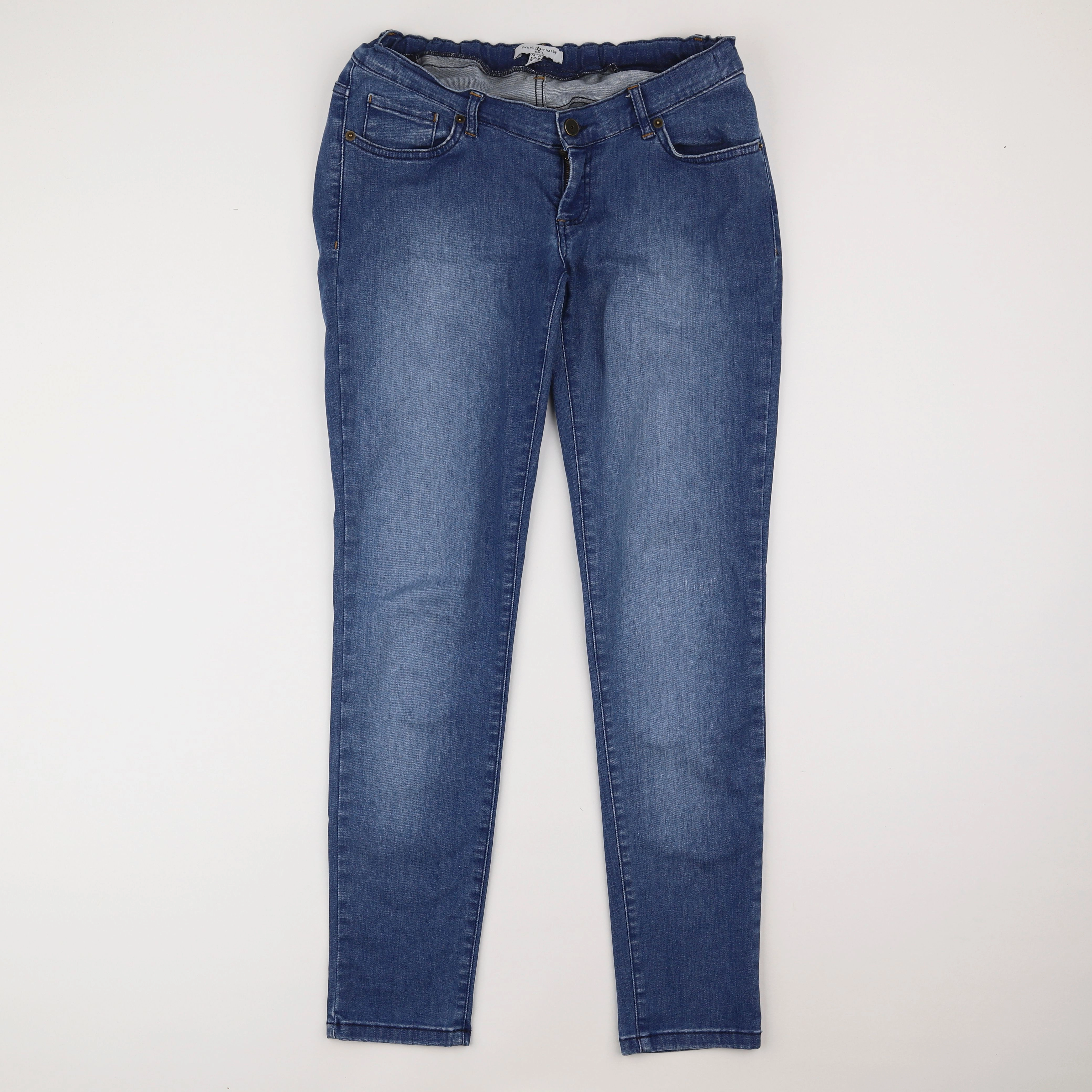 Envie de fraise - jean grossesse bleu - 40