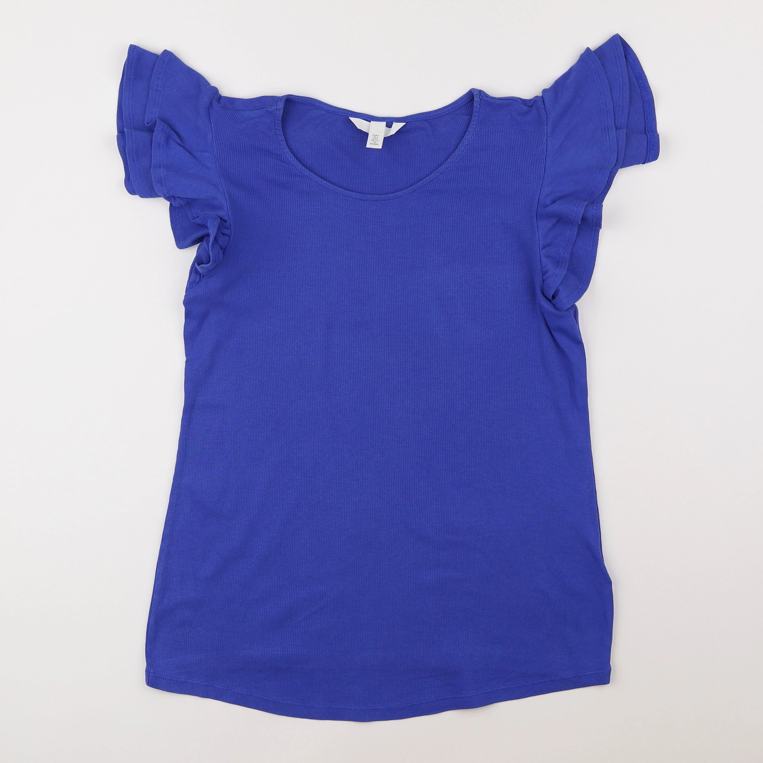 H&M - tee-shirt grossesse bleu - 36