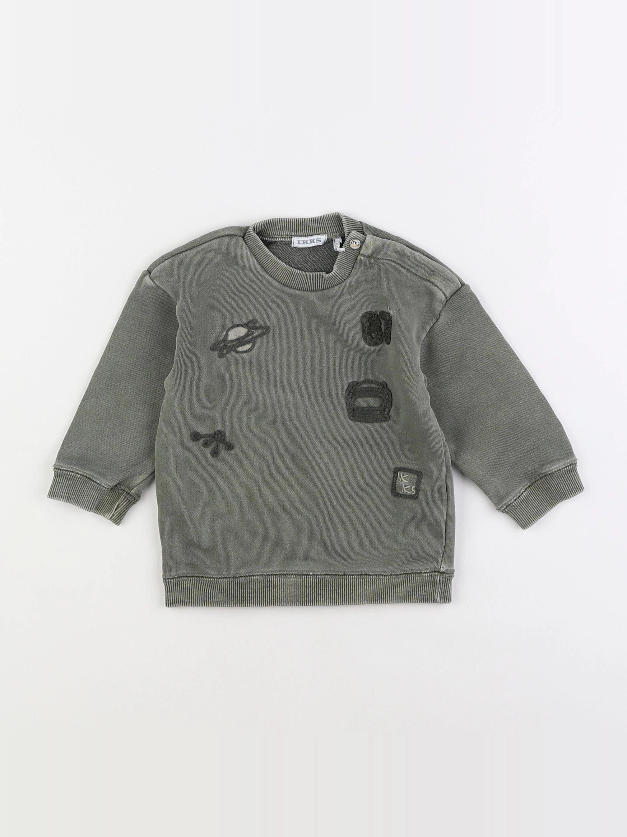 IKKS - sweat vert - 12 mois