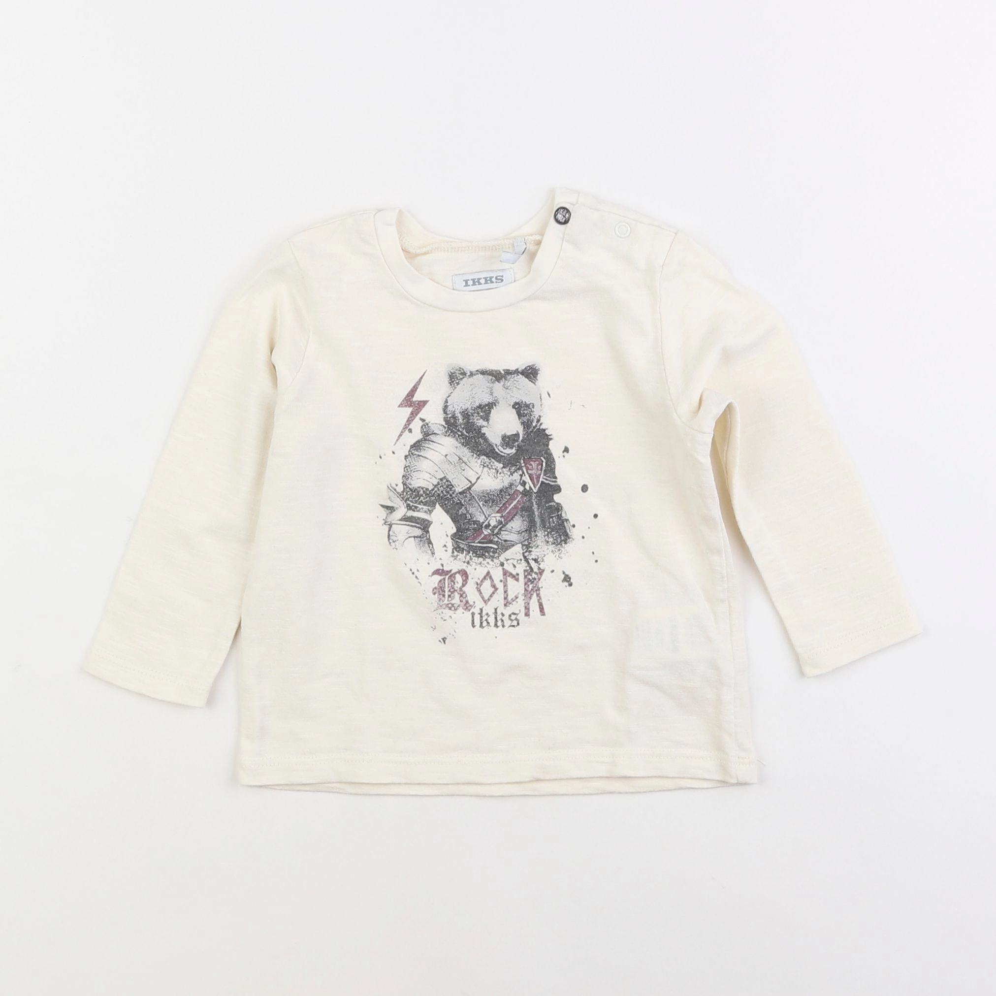 IKKS - tee-shirt blanc - 12 mois