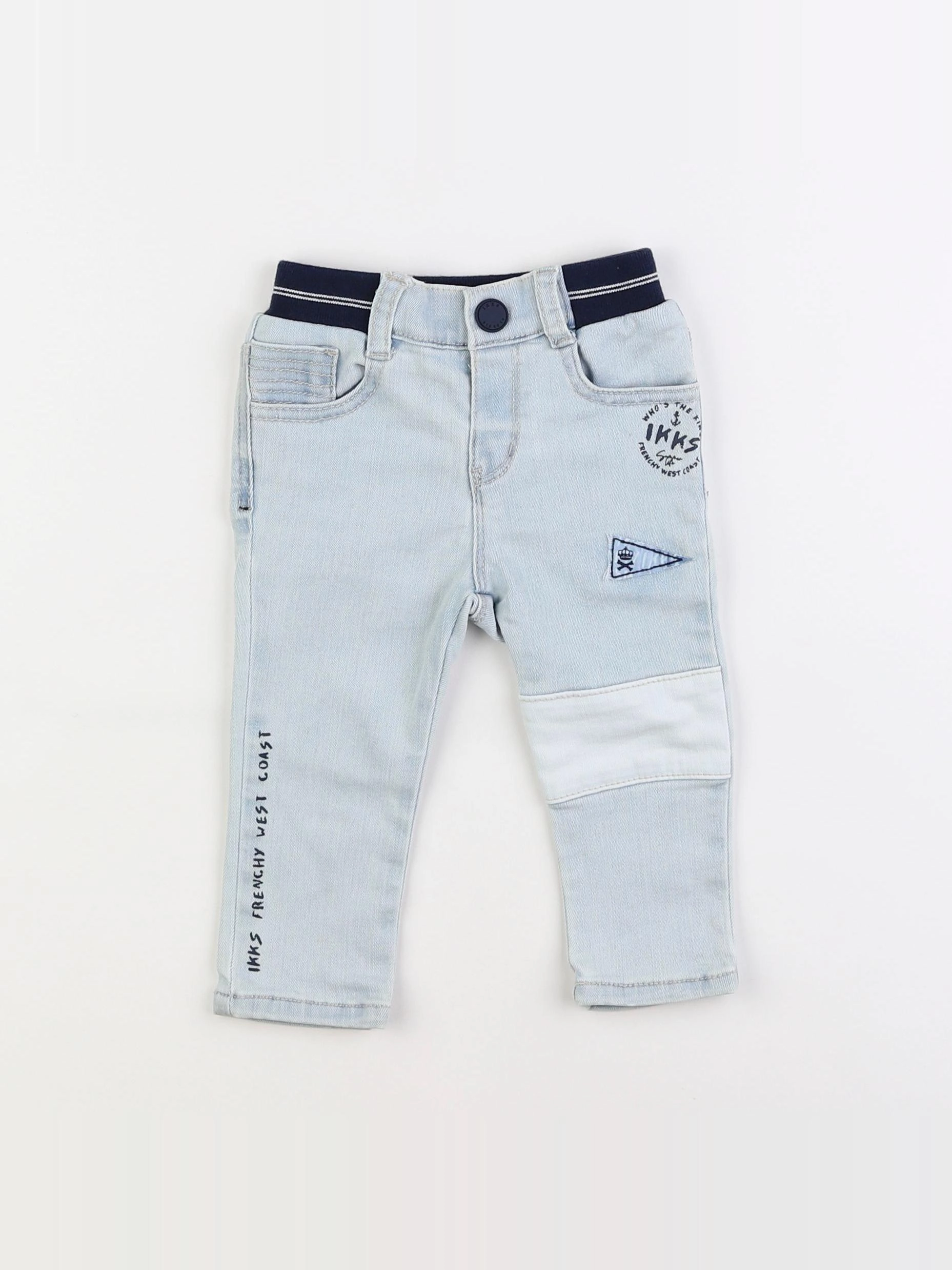 IKKS - jean bleu - 12 mois