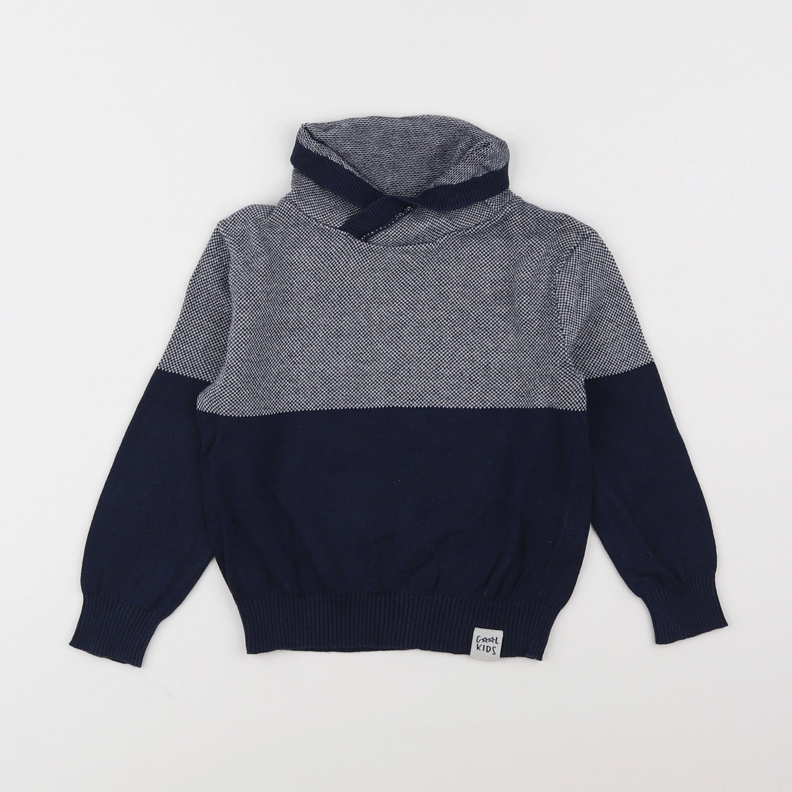 Vertbaudet - pull bleu - 5 ans