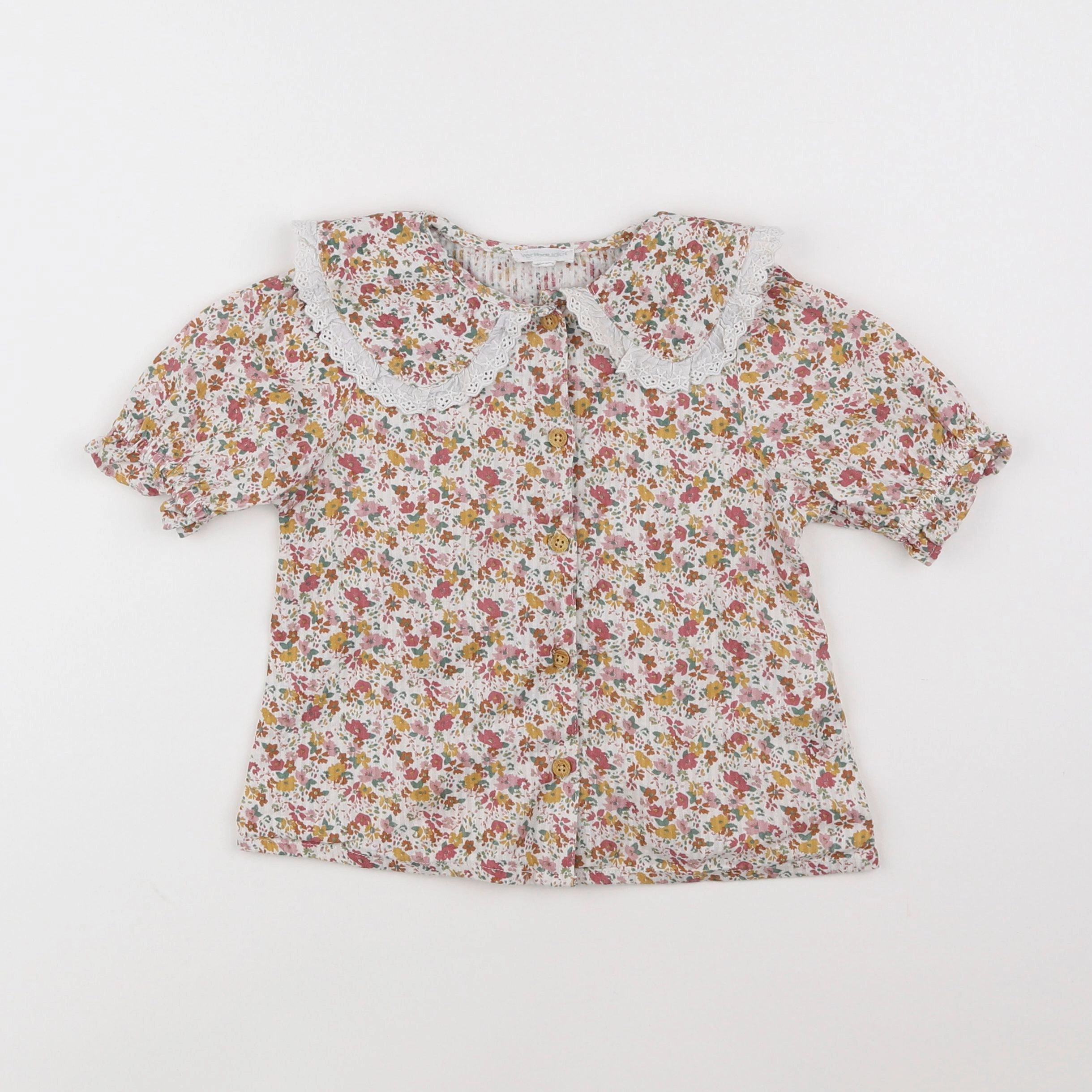 Vertbaudet - blouse multicolore - 4 ans