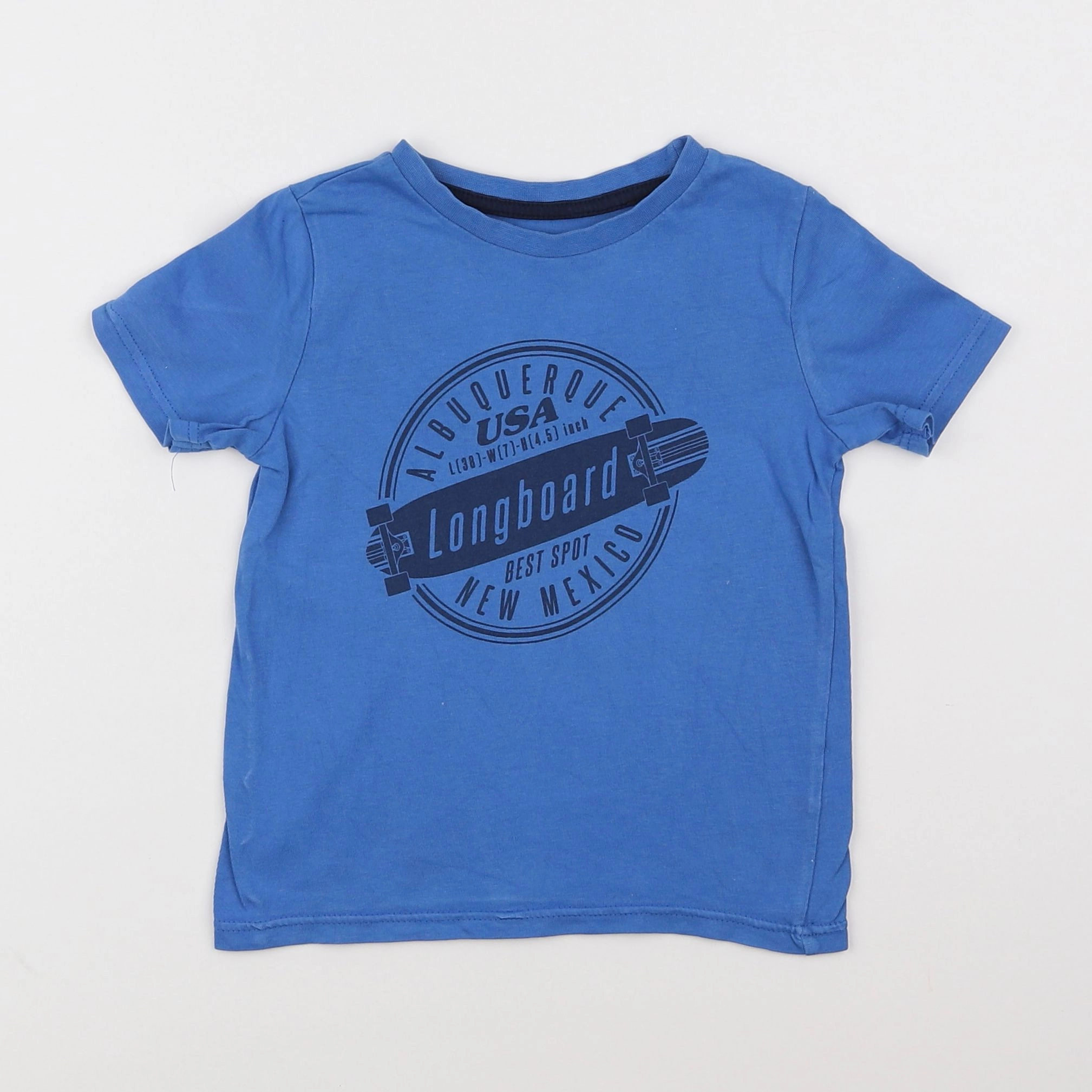 Vertbaudet - tee-shirt bleu - 3 ans