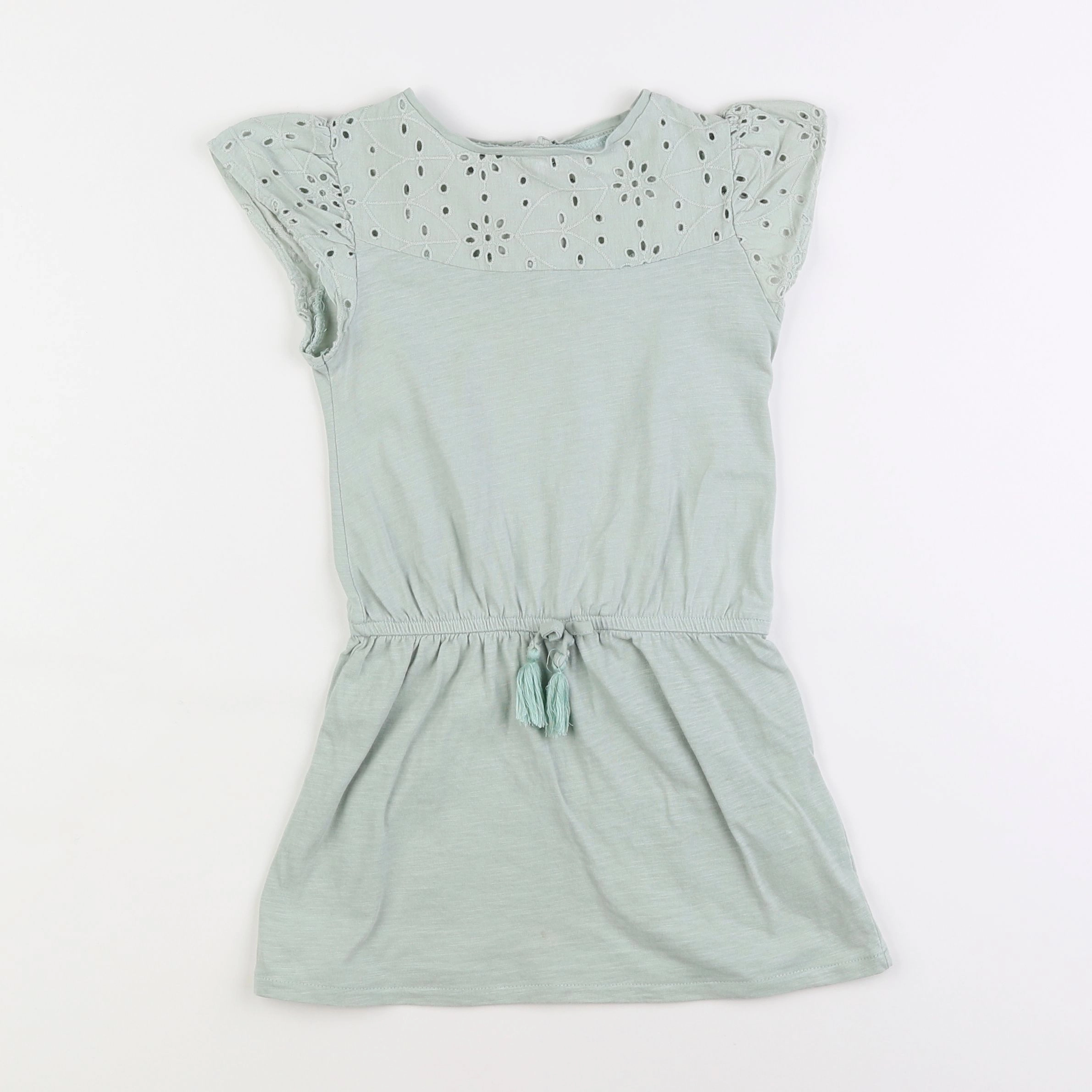 Vertbaudet - robe vert - 4 ans