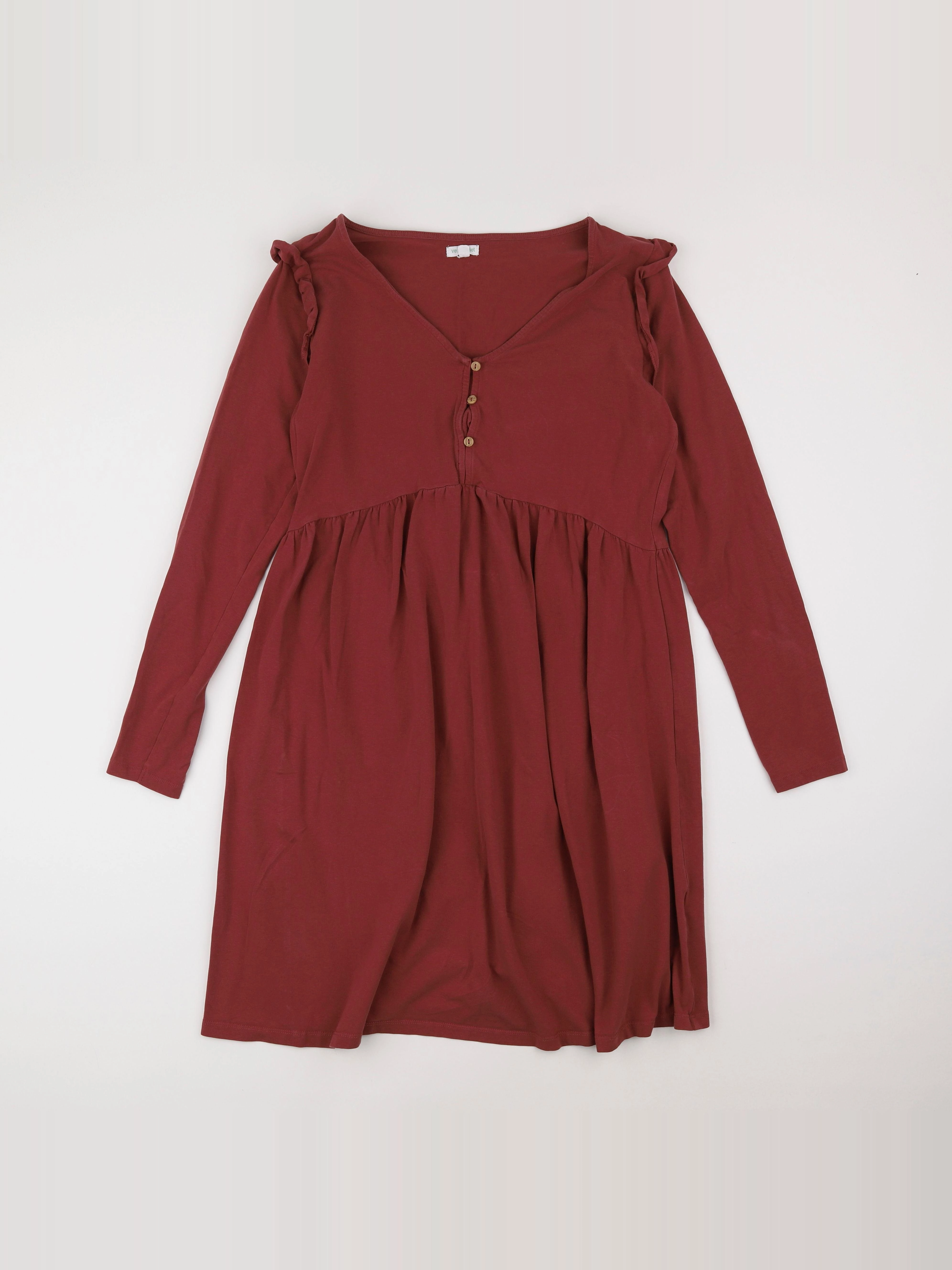 Vertbaudet - robe grossesse marron - 42 à 44