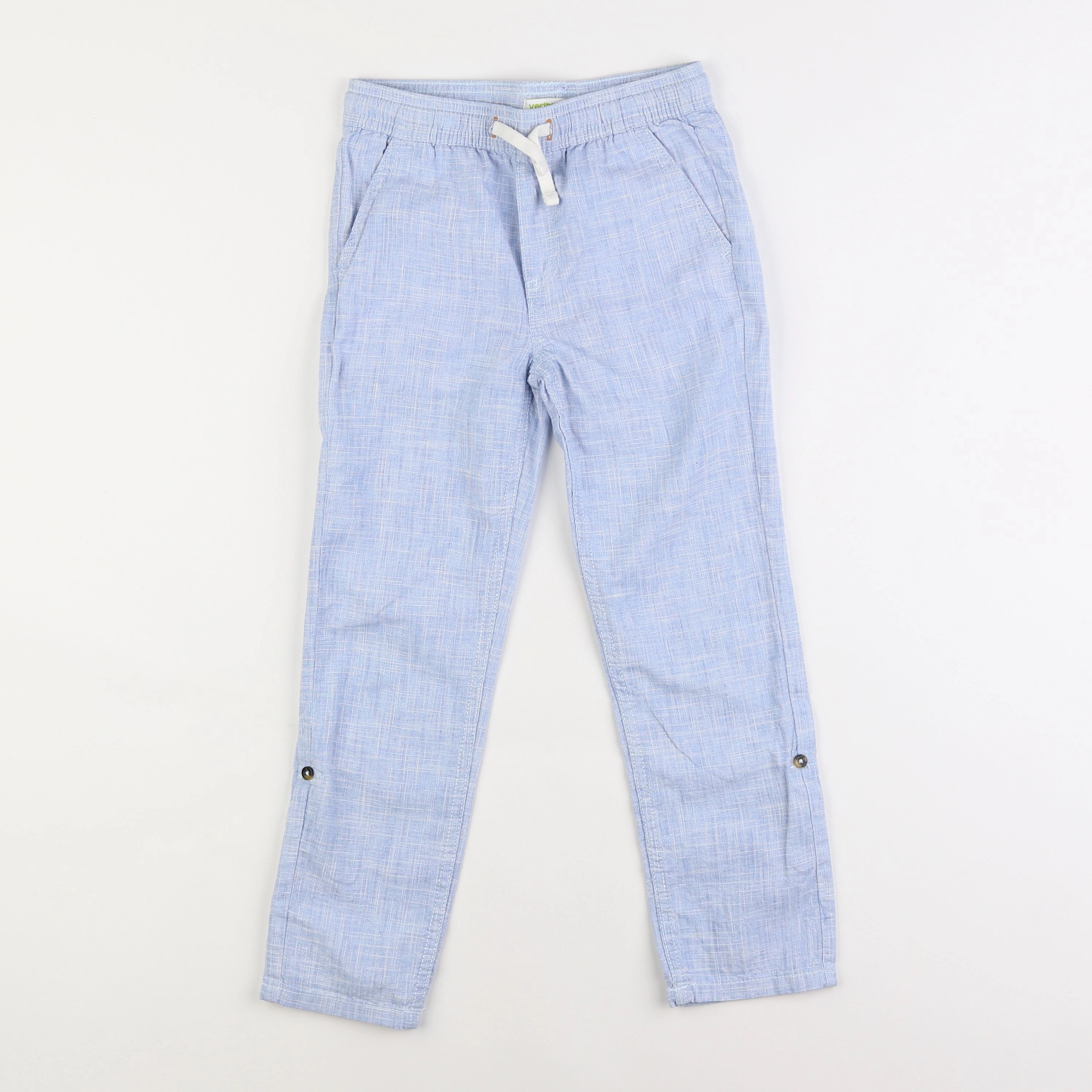 Vertbaudet - pantalon bleu - 7 ans