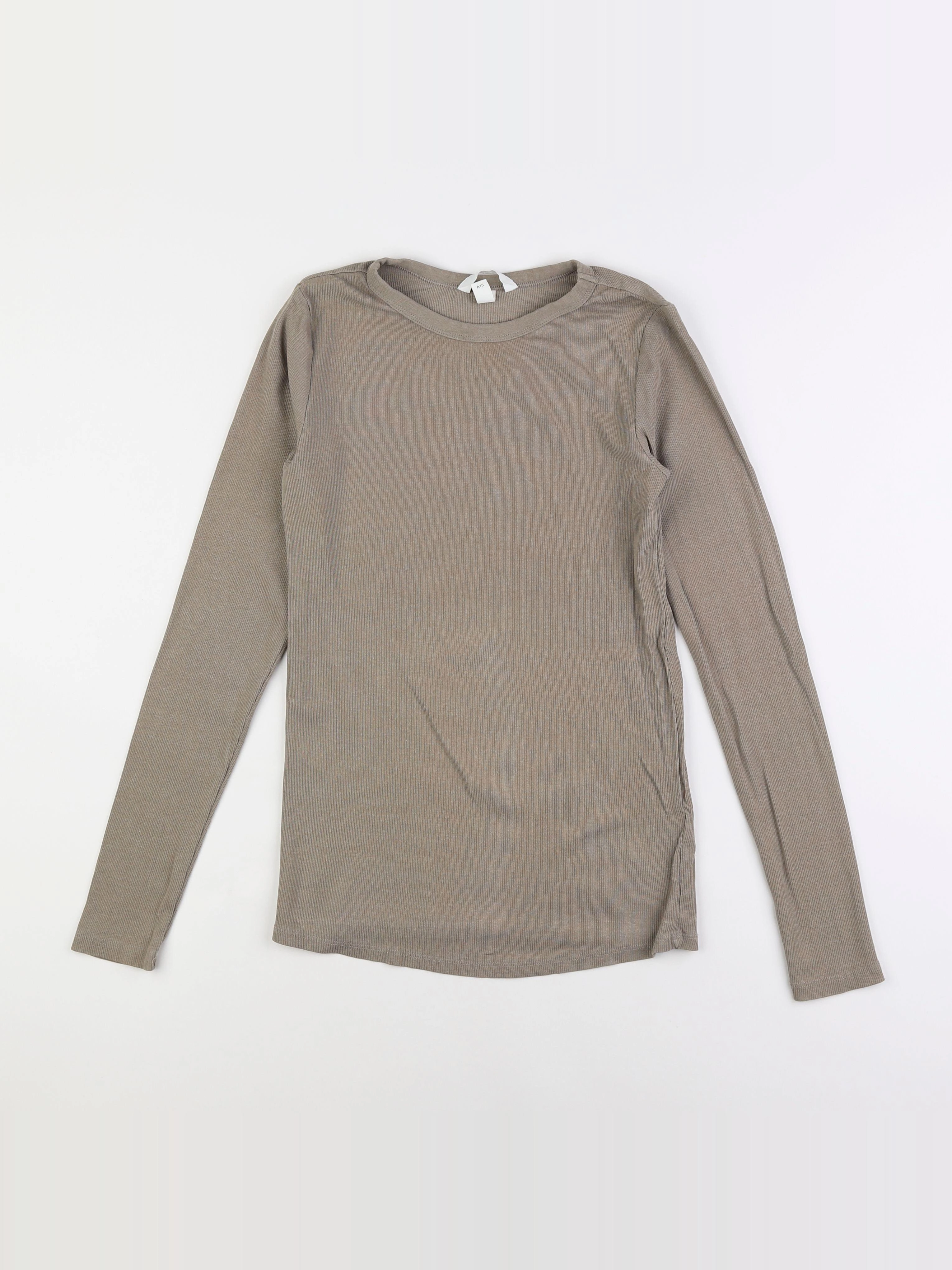 H&M - tee-shirt grossesse marron - 36 à 38
