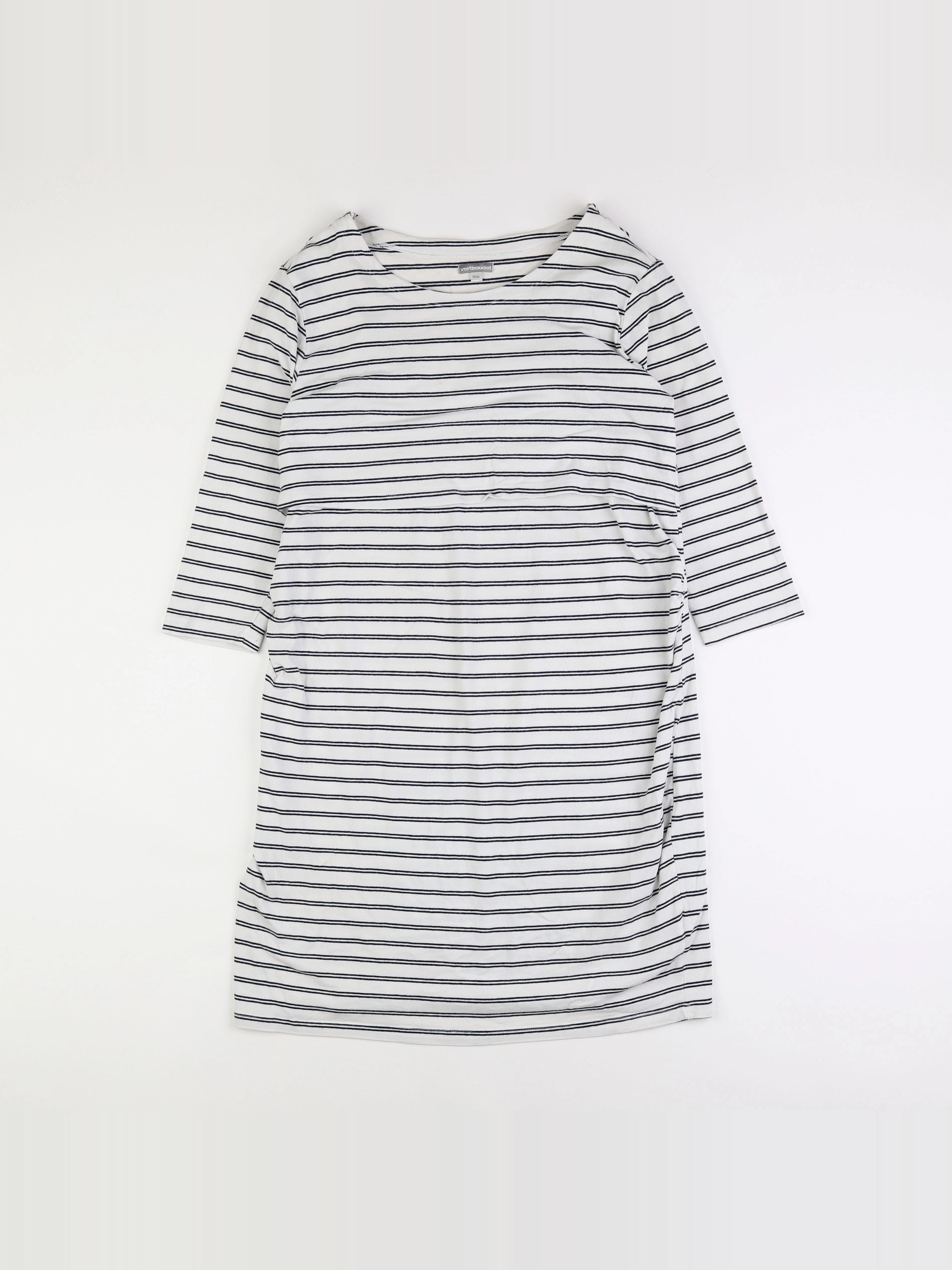 Vertbaudet - robe allaitement blanc, gris - 42 à 44