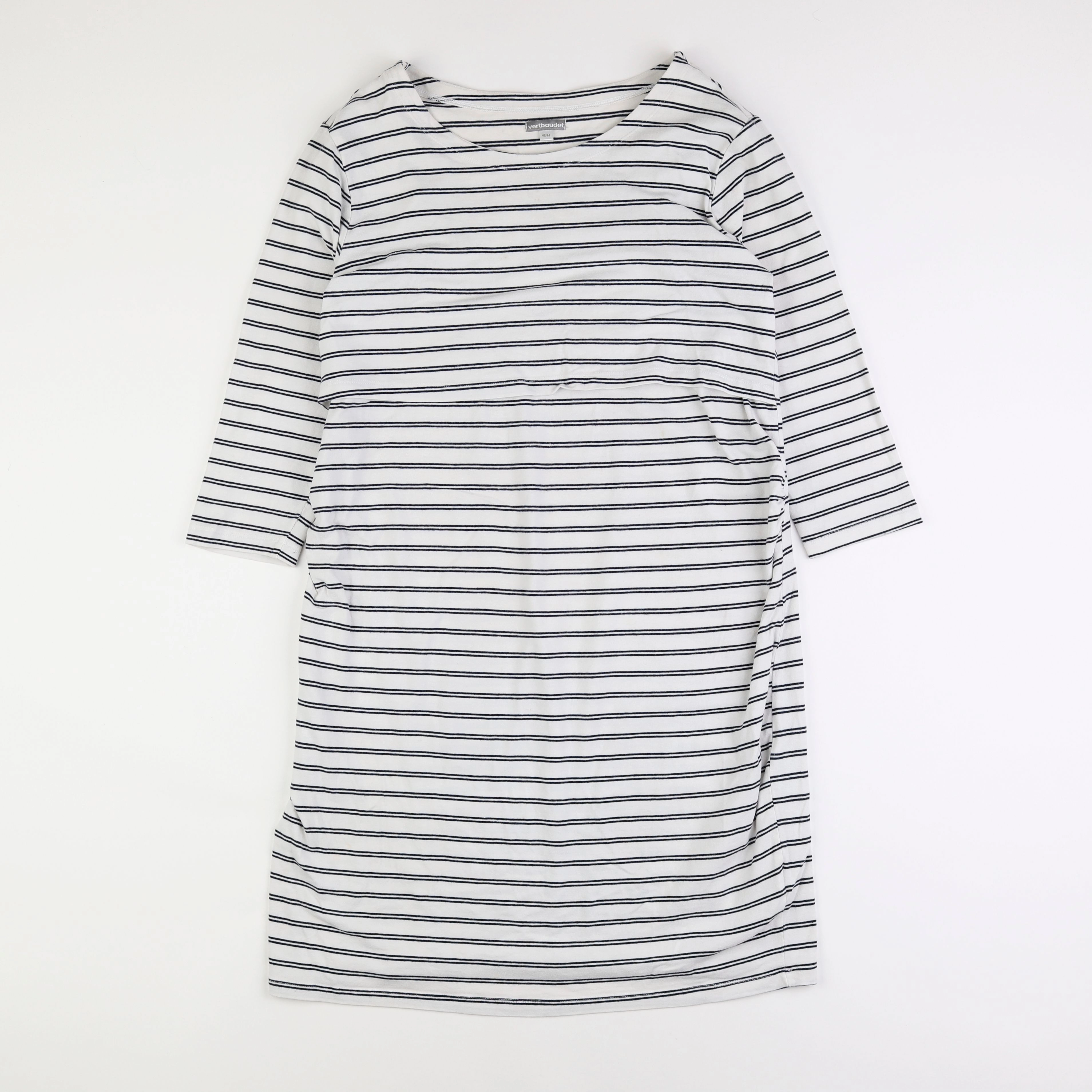 Vertbaudet - robe allaitement blanc, gris - 42 à 44