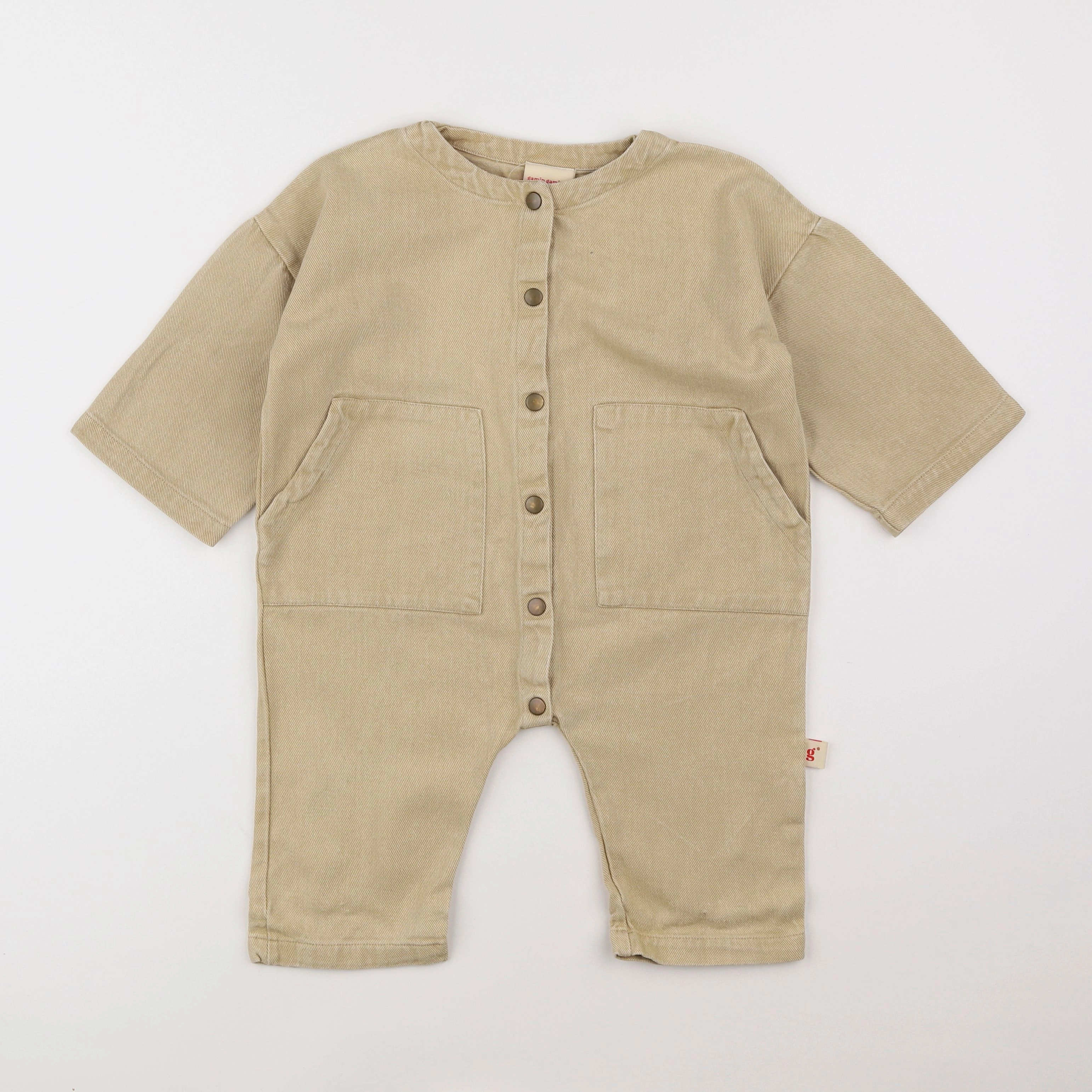 Gamin gamine - combinaison beige - 2 ans