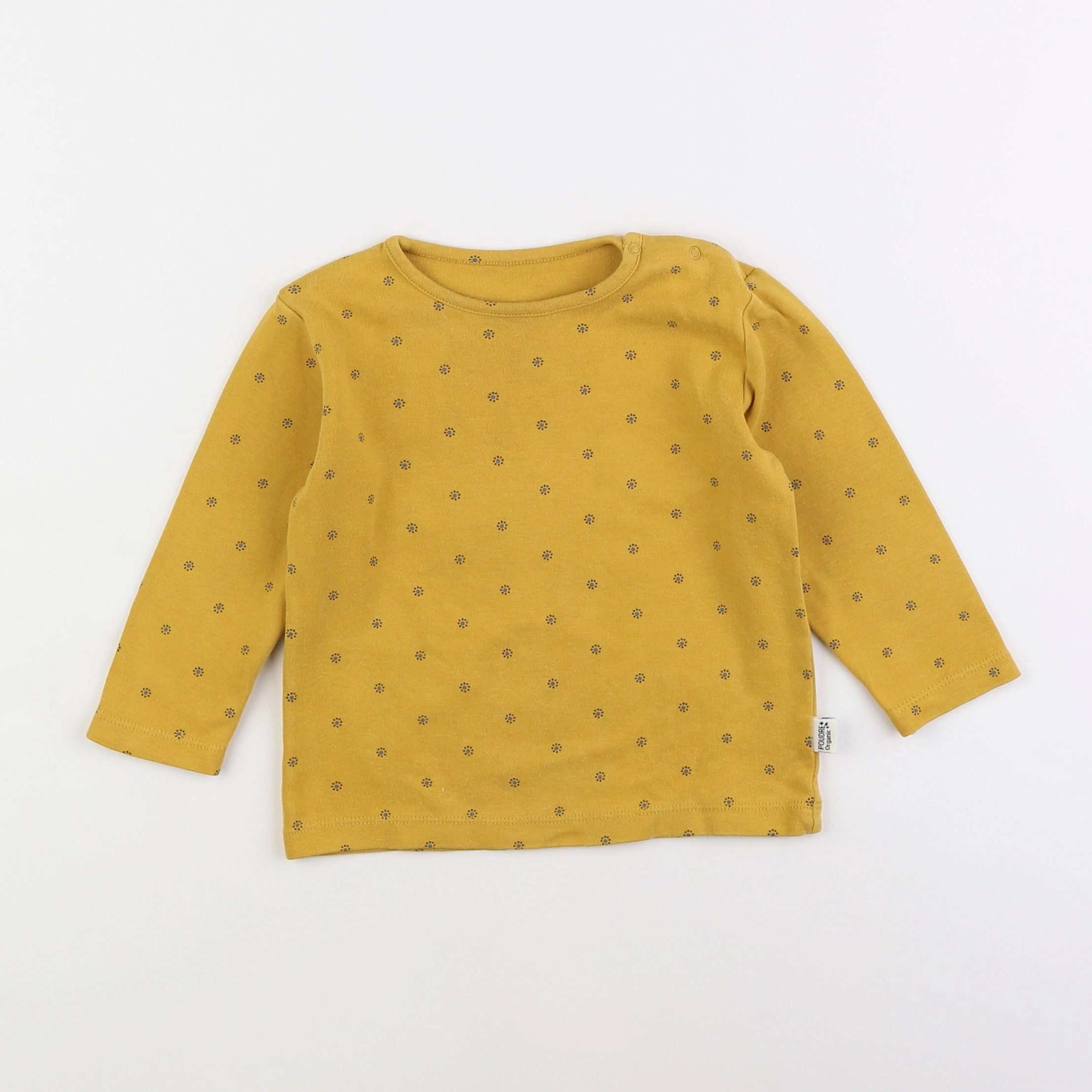 Poudre Organic - tee-shirt jaune - 2 ans