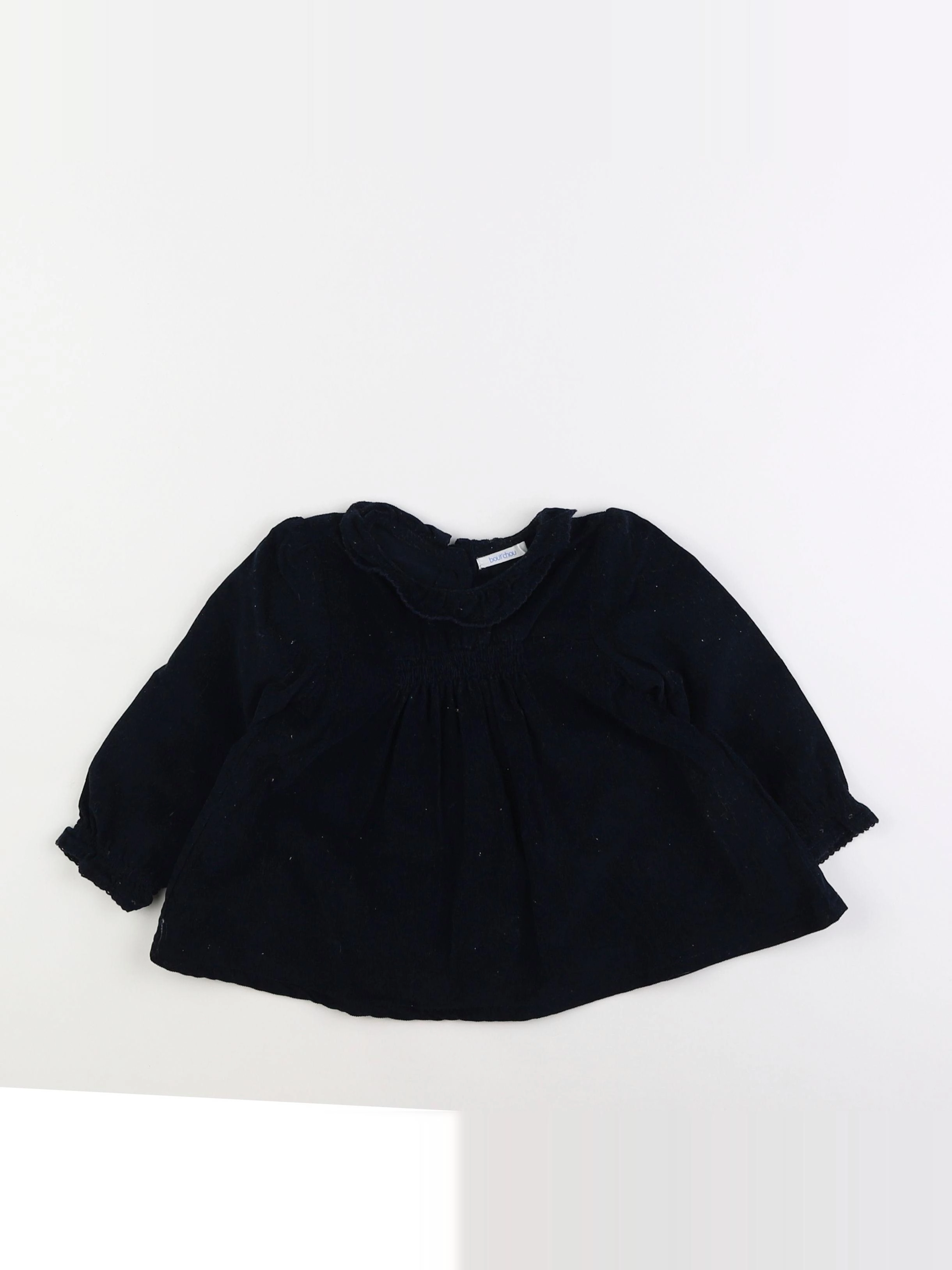Boutchou - blouse bleu - 2 ans