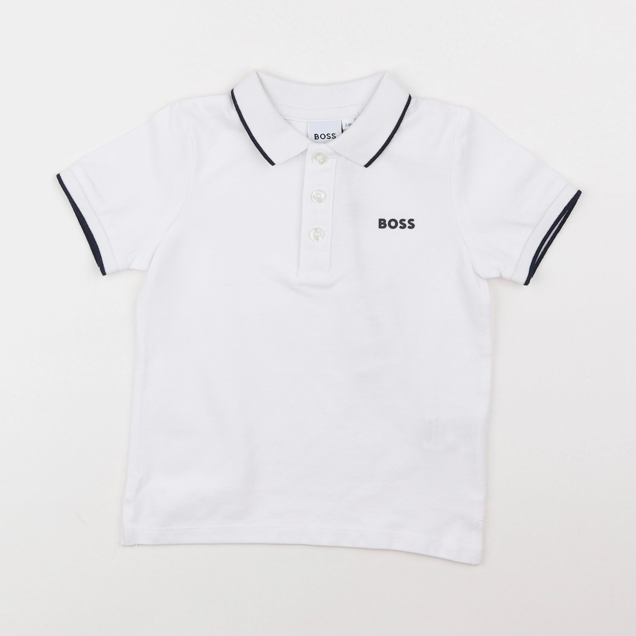 Hugo Boss - polo blanc - 2 ans