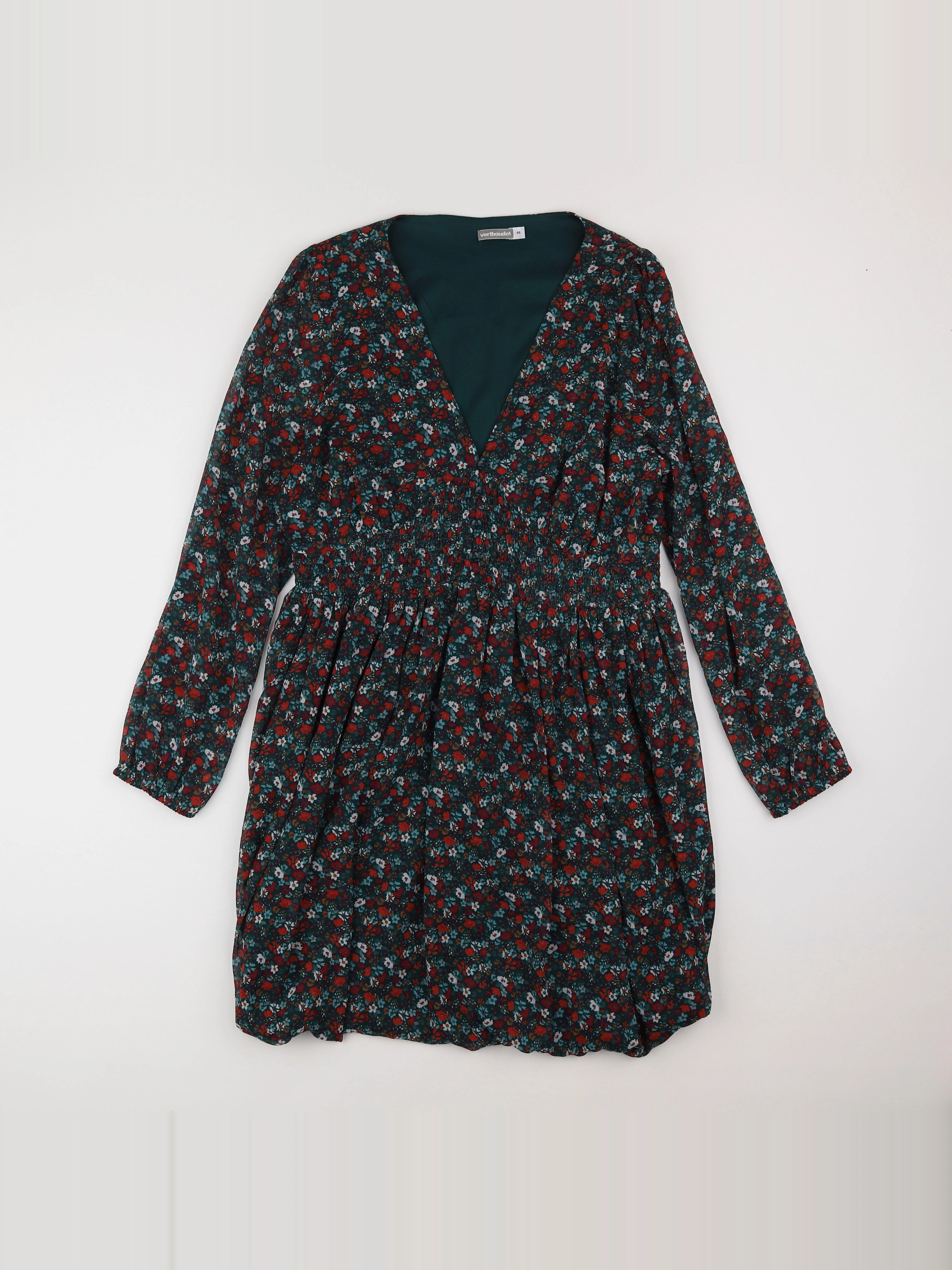 Vertbaudet - robe grossesse vert - 44