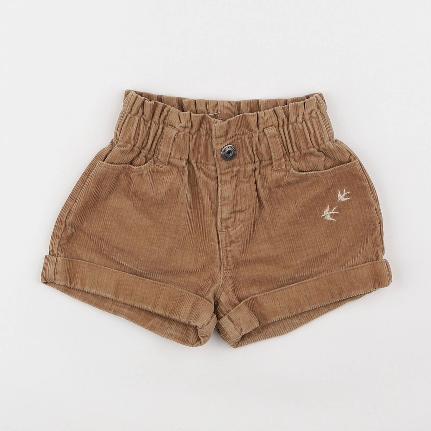 Vertbaudet - short marron - 3 ans