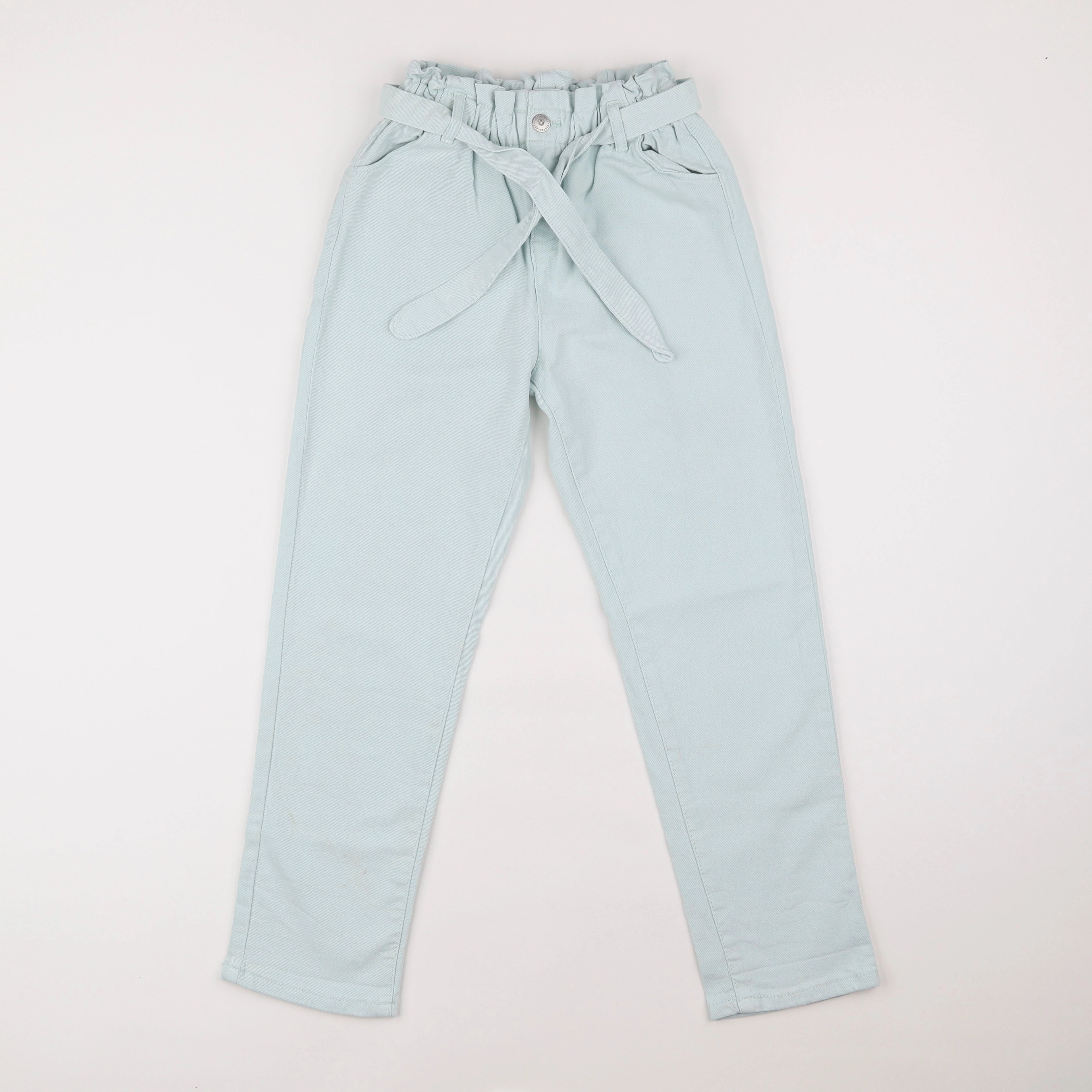 Vertbaudet - pantalon vert - 9 ans