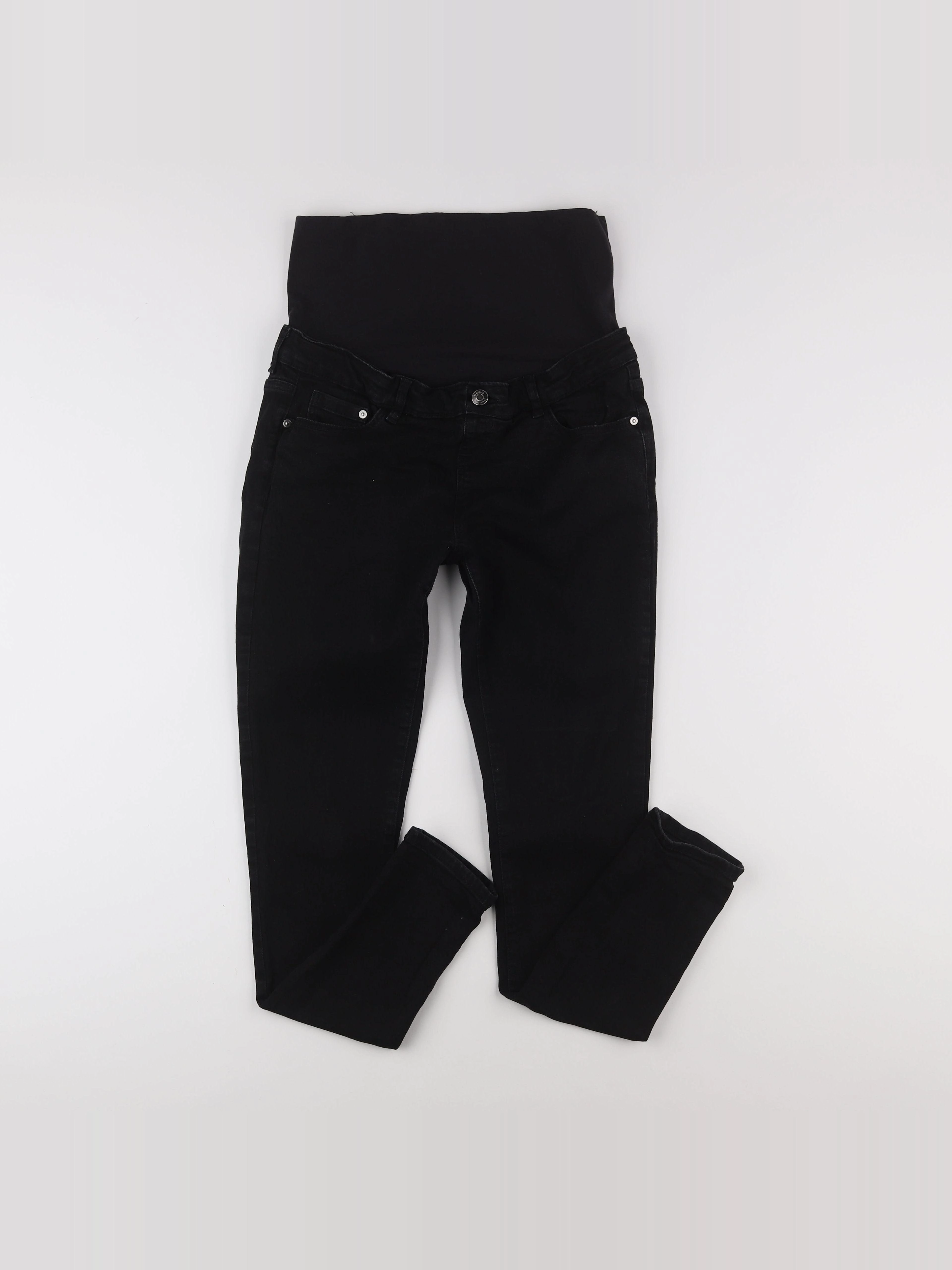 Vertbaudet - jean grossesse noir - 40