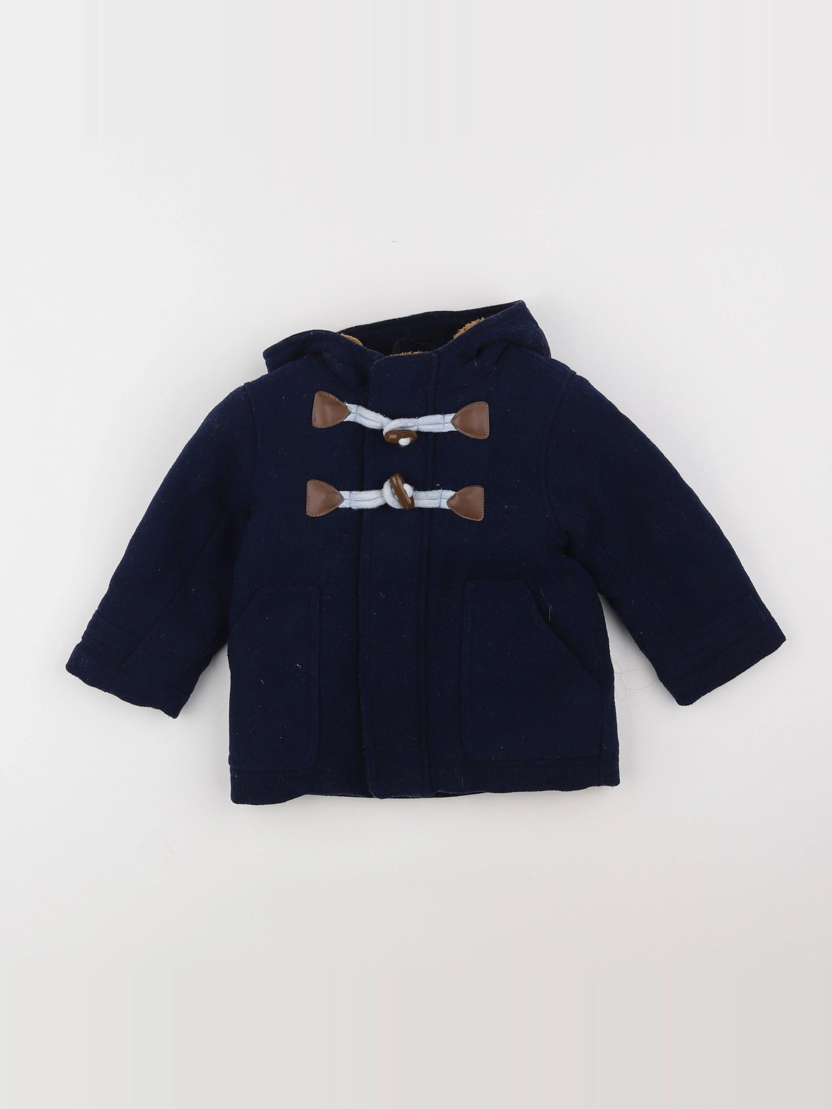 Vertbaudet - manteau bleu - 18 mois