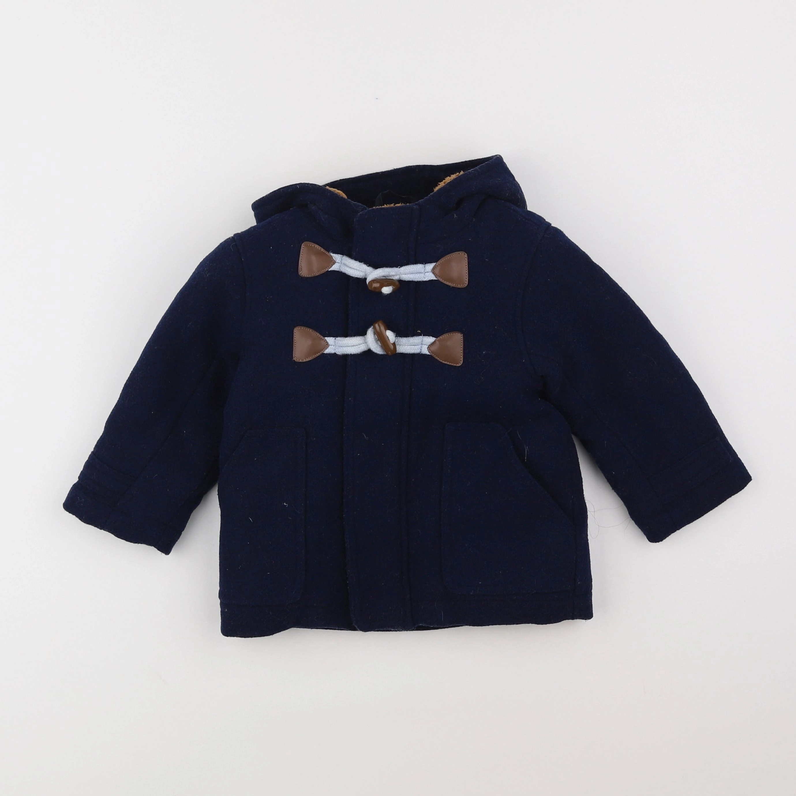 Vertbaudet - manteau bleu - 18 mois