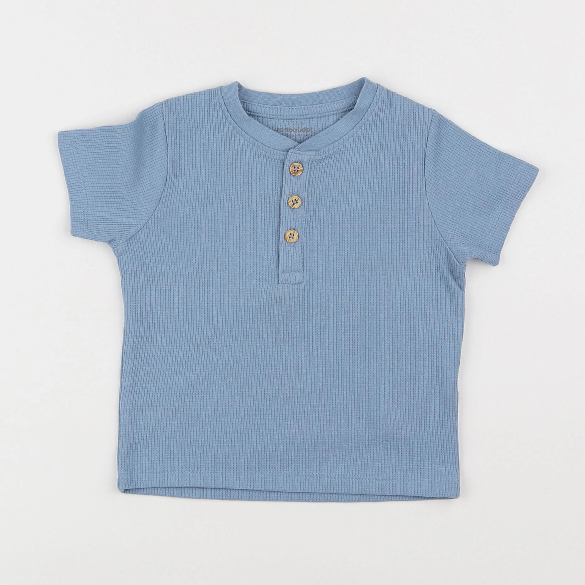 Vertbaudet - tee-shirt bleu - 18 mois