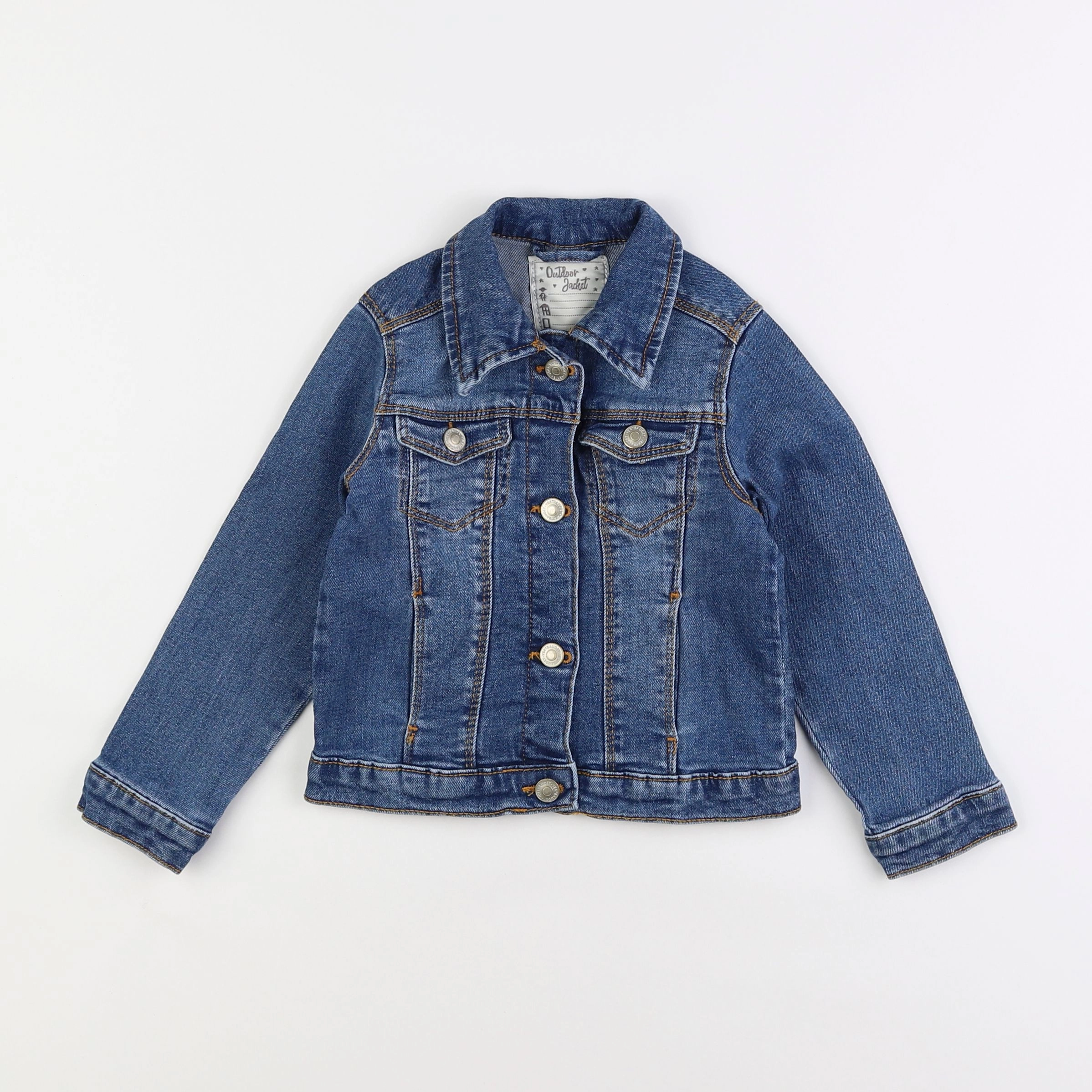 Vertbaudet - veste bleu - 4 ans