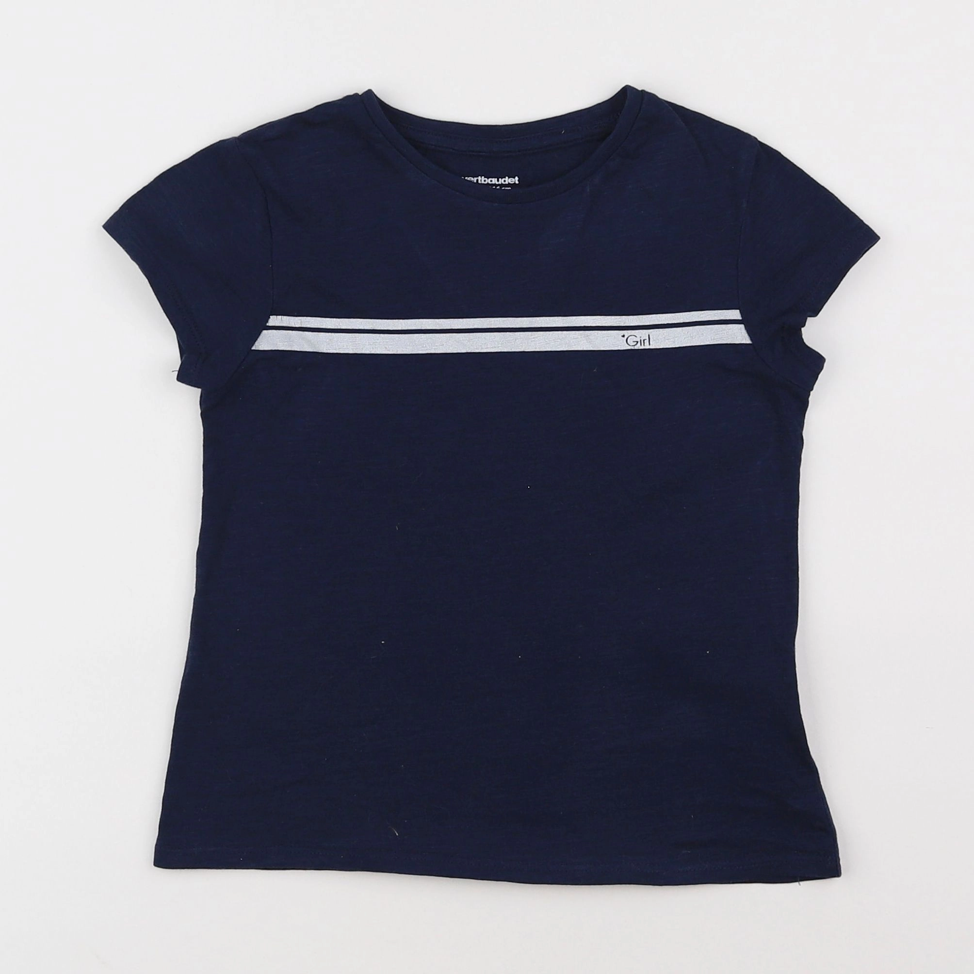 Vertbaudet - tee-shirt bleu - 6 ans